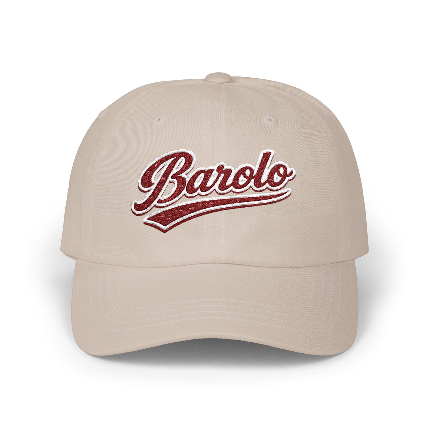 Barolo Dad Hat, Embroidered Wine Cap, Wine Lover Gift, Vineyard Style