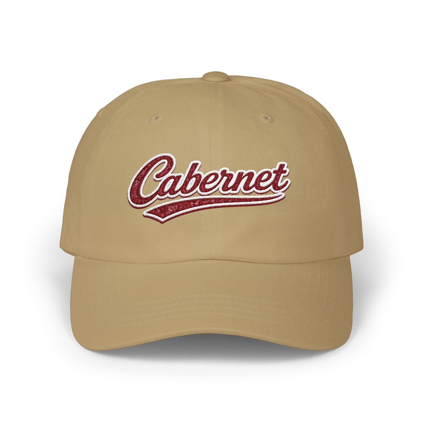 Cabernet Dad Hat, Embroidered Wine Cap, Wine Lover Gift, Vineyard Style
