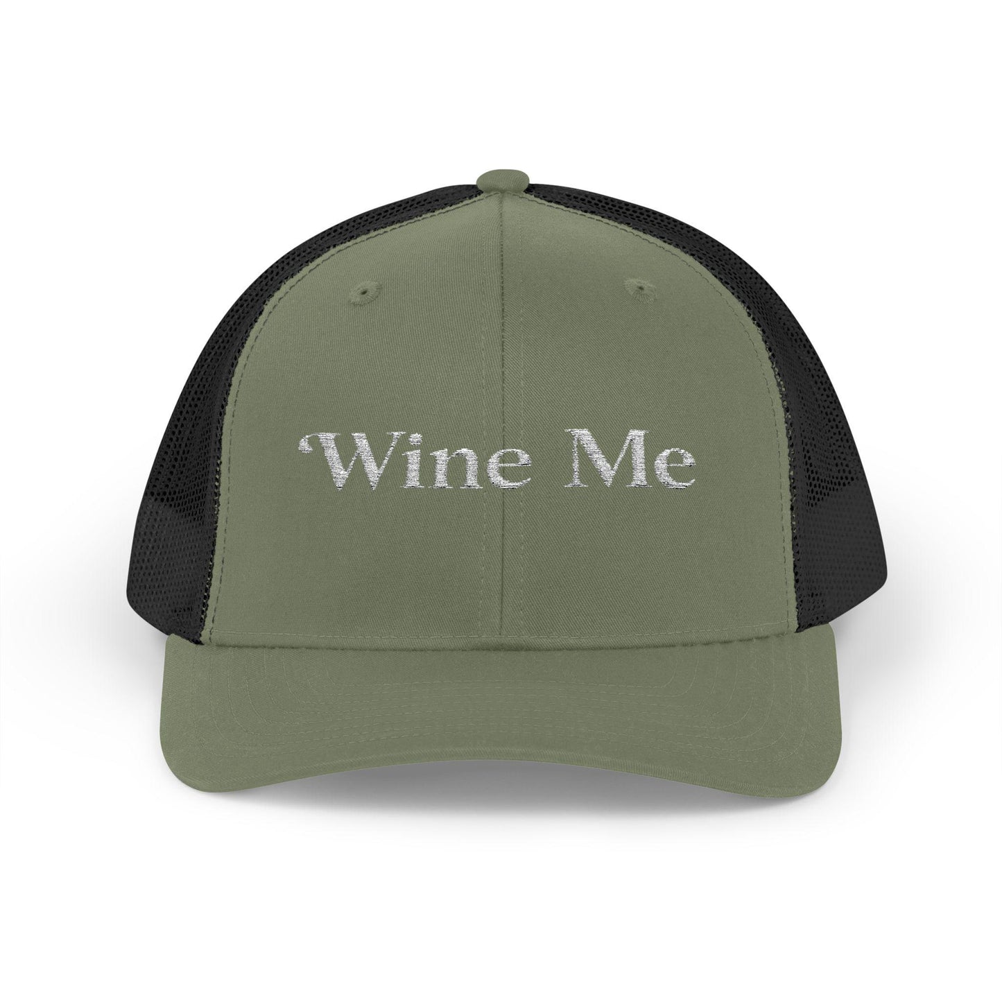 Wine Me Embroidered Trucker Hat, Funny Wine Lover Gift