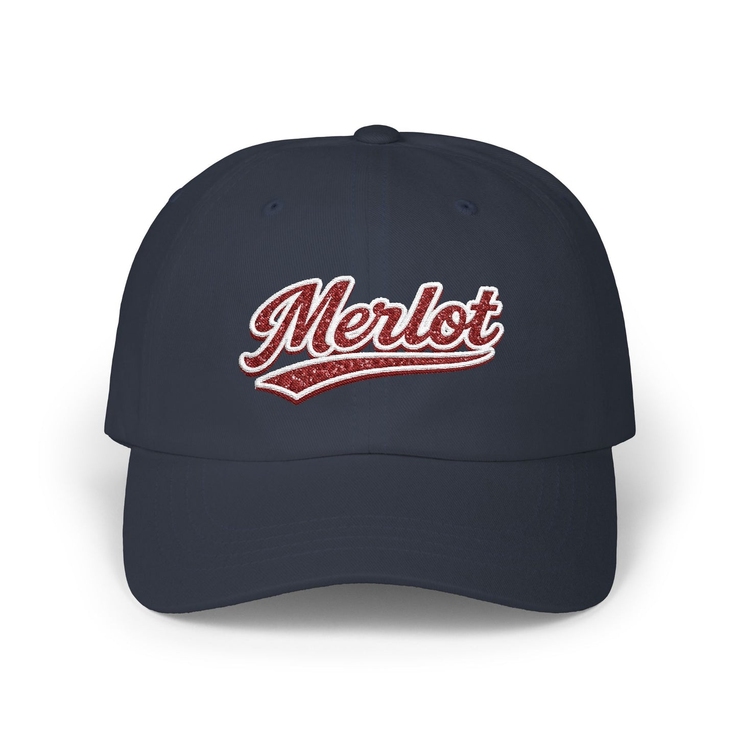 "Merlot" Embroidery Dad Hat