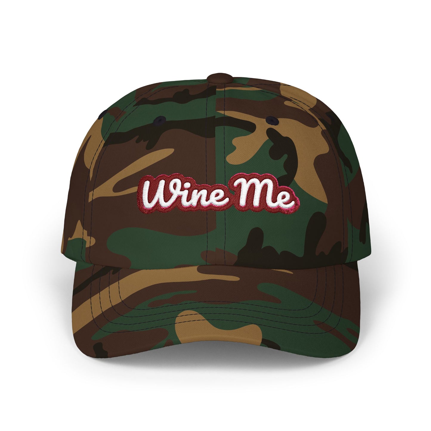 "Wine Me" Embroidered Dad Hat