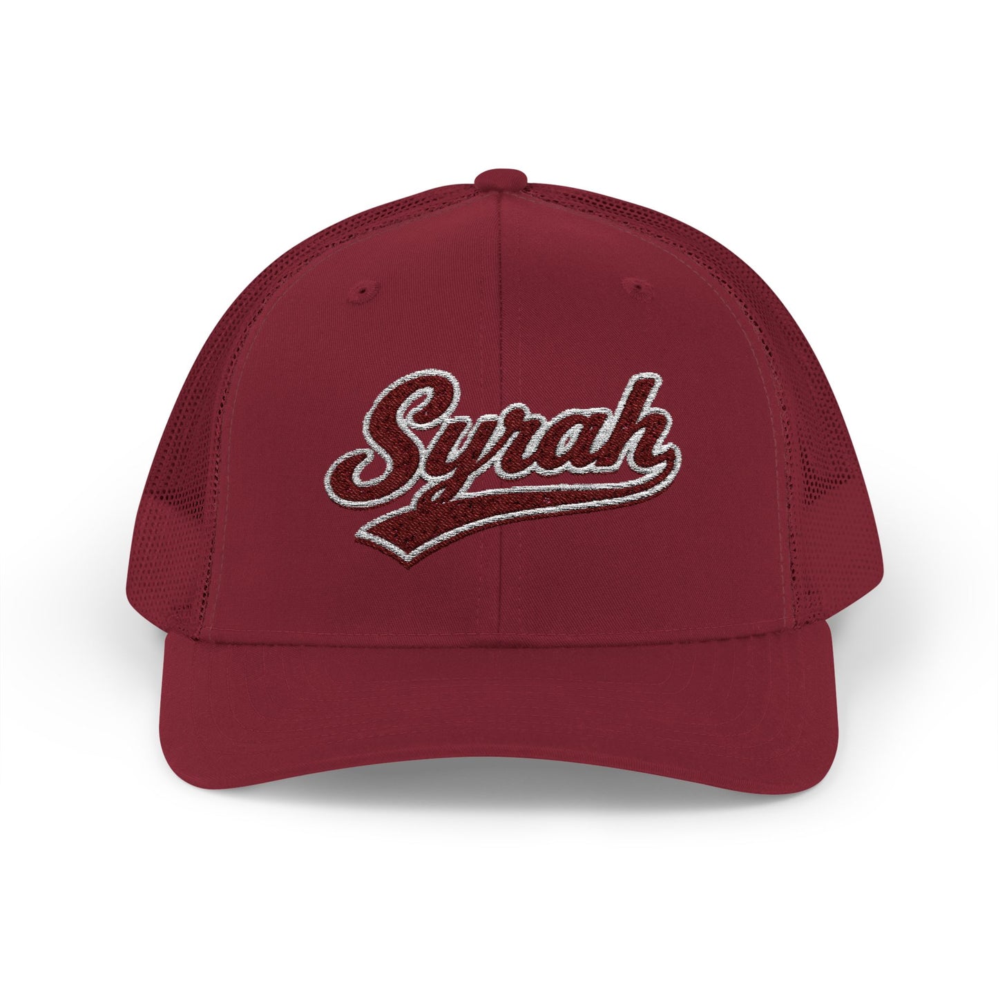 "Syrah" Embroidered Trucker Hat