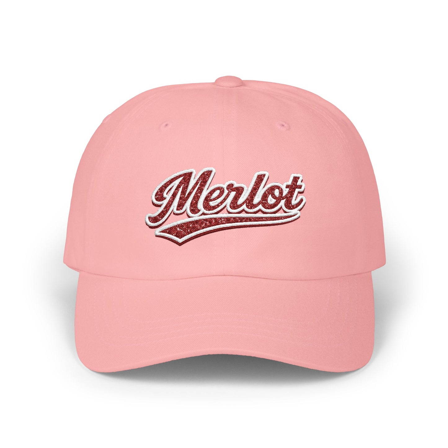 "Merlot" Embroidery Dad Hat