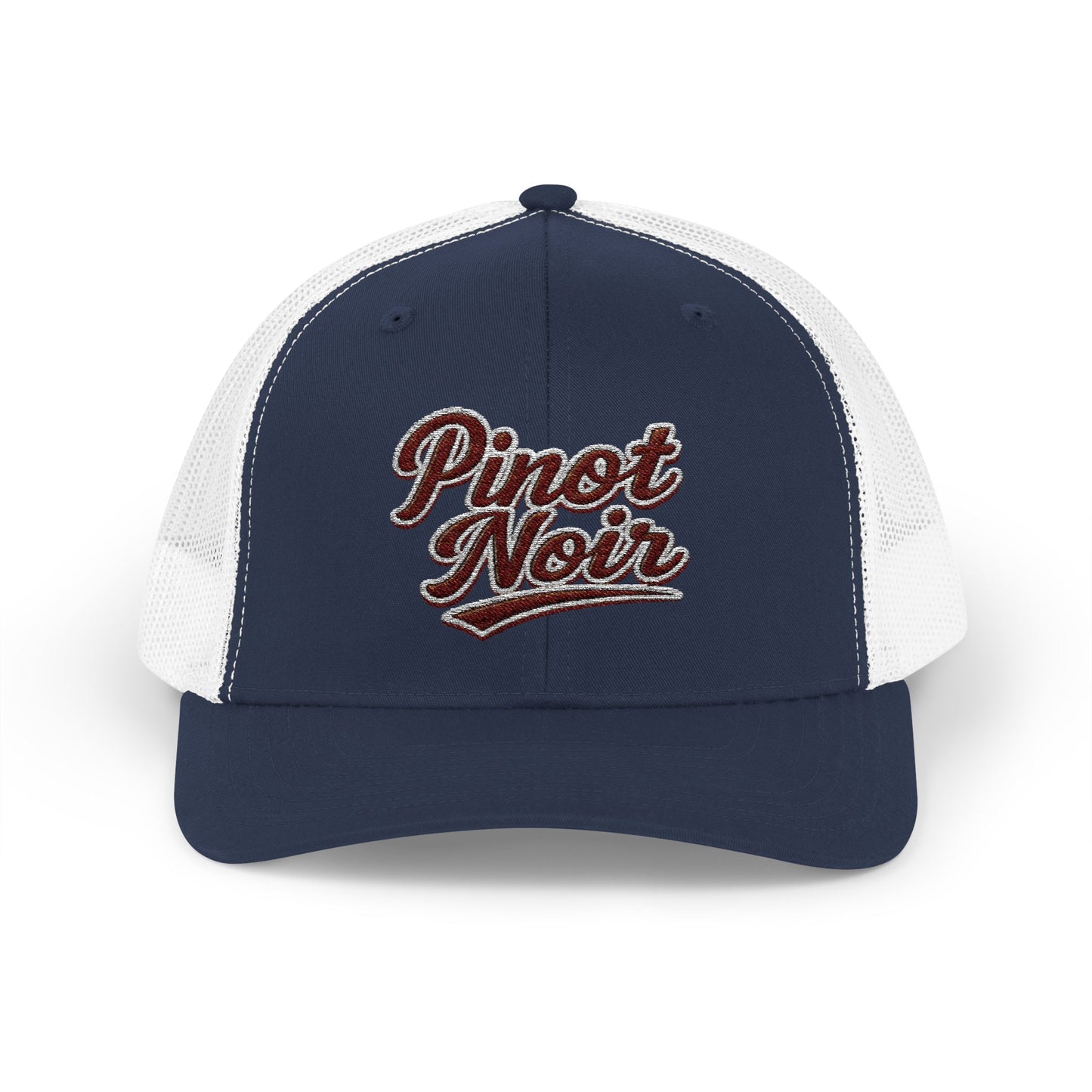 "Pinot Noir" Embroidered Trucker Cap