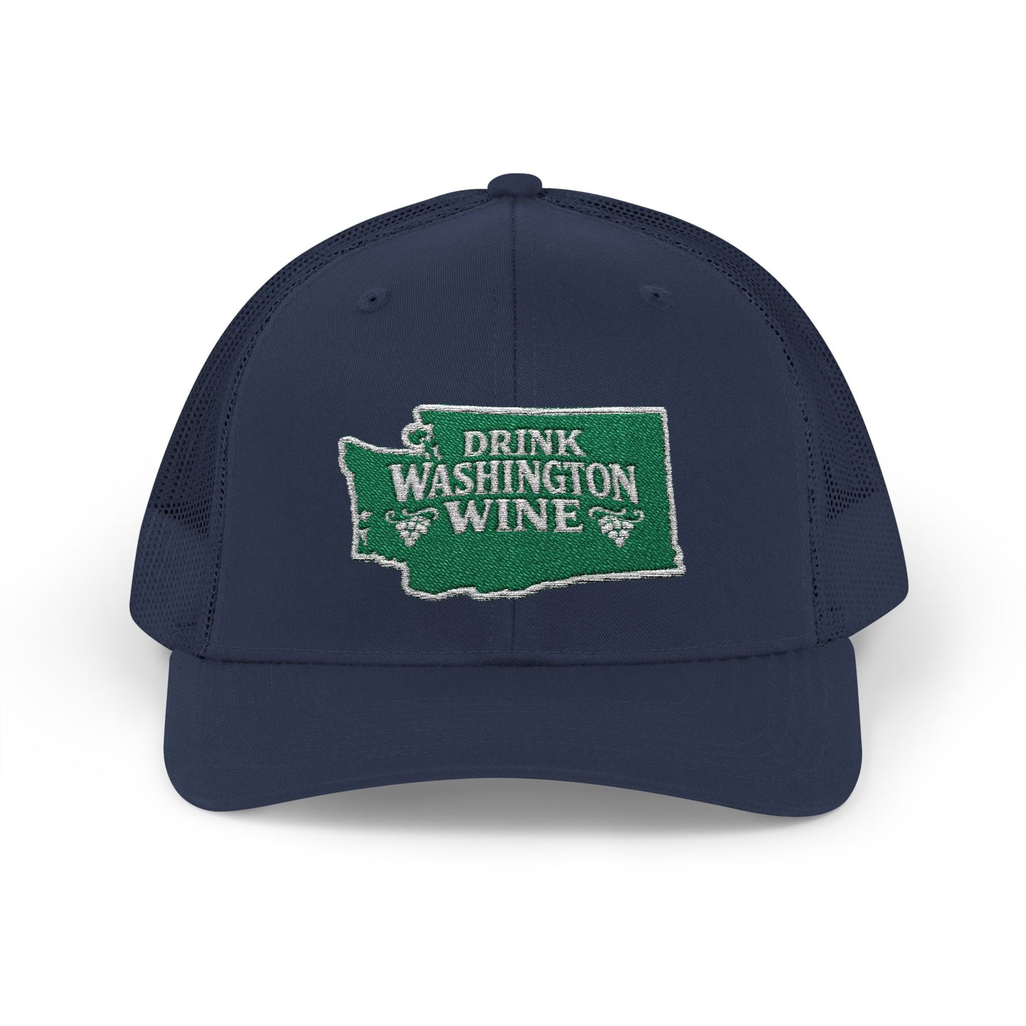 "Drink Washington Wine" Embroidered Trucker Hat