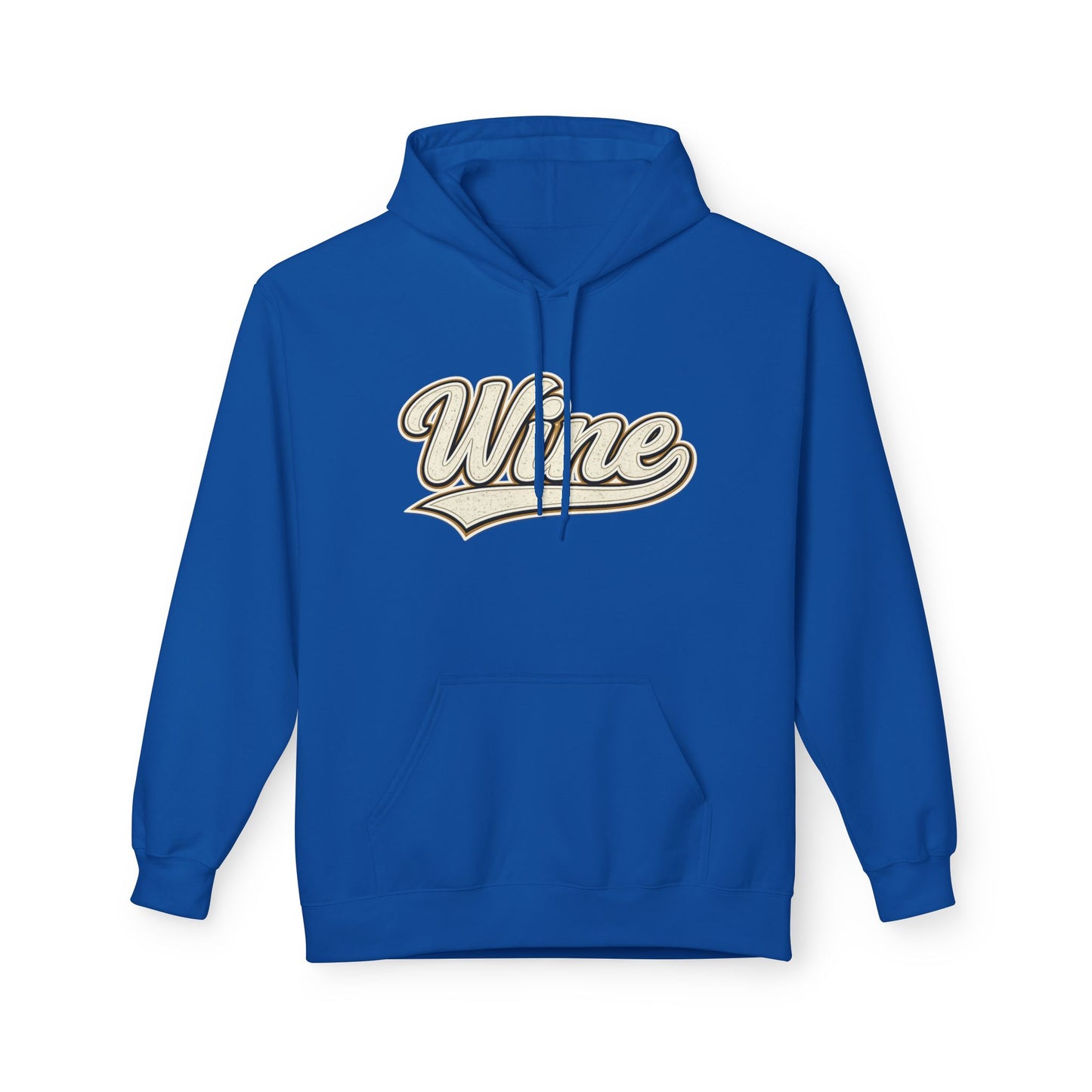 "Wine" White Script Hoodie - Limited Edition