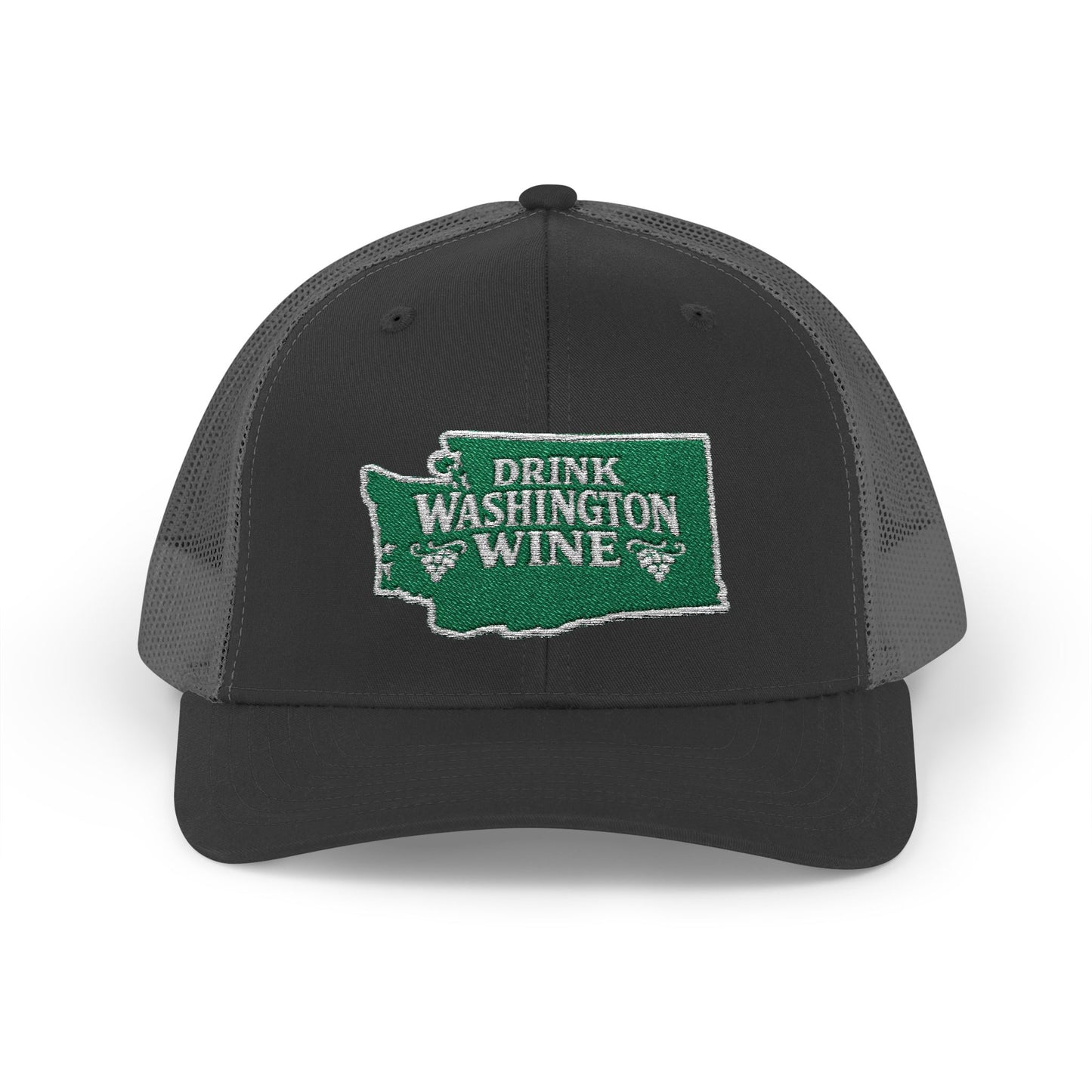 "Drink Washington Wine" Embroidered Trucker Hat