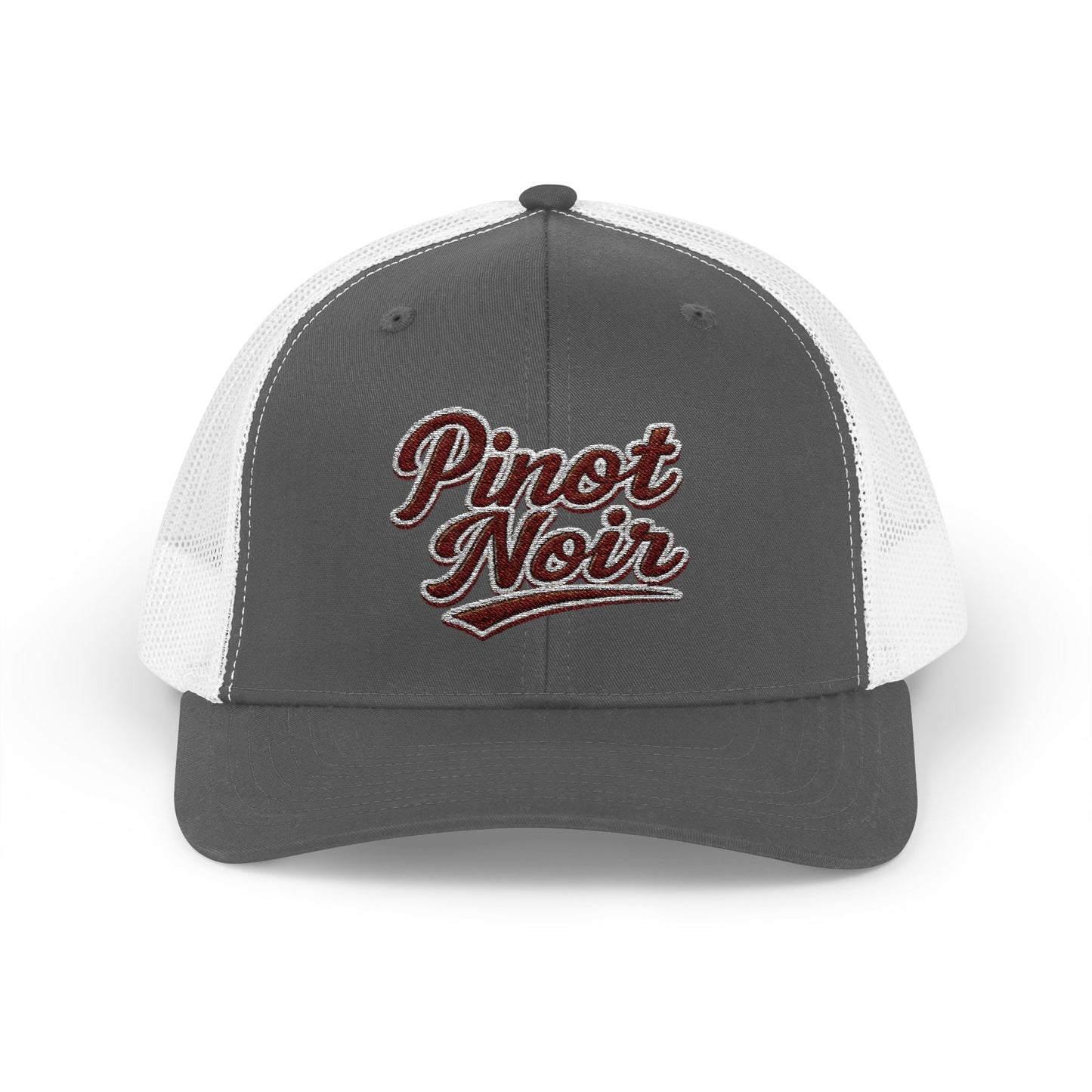 "Pinot Noir" Embroidered Trucker Cap