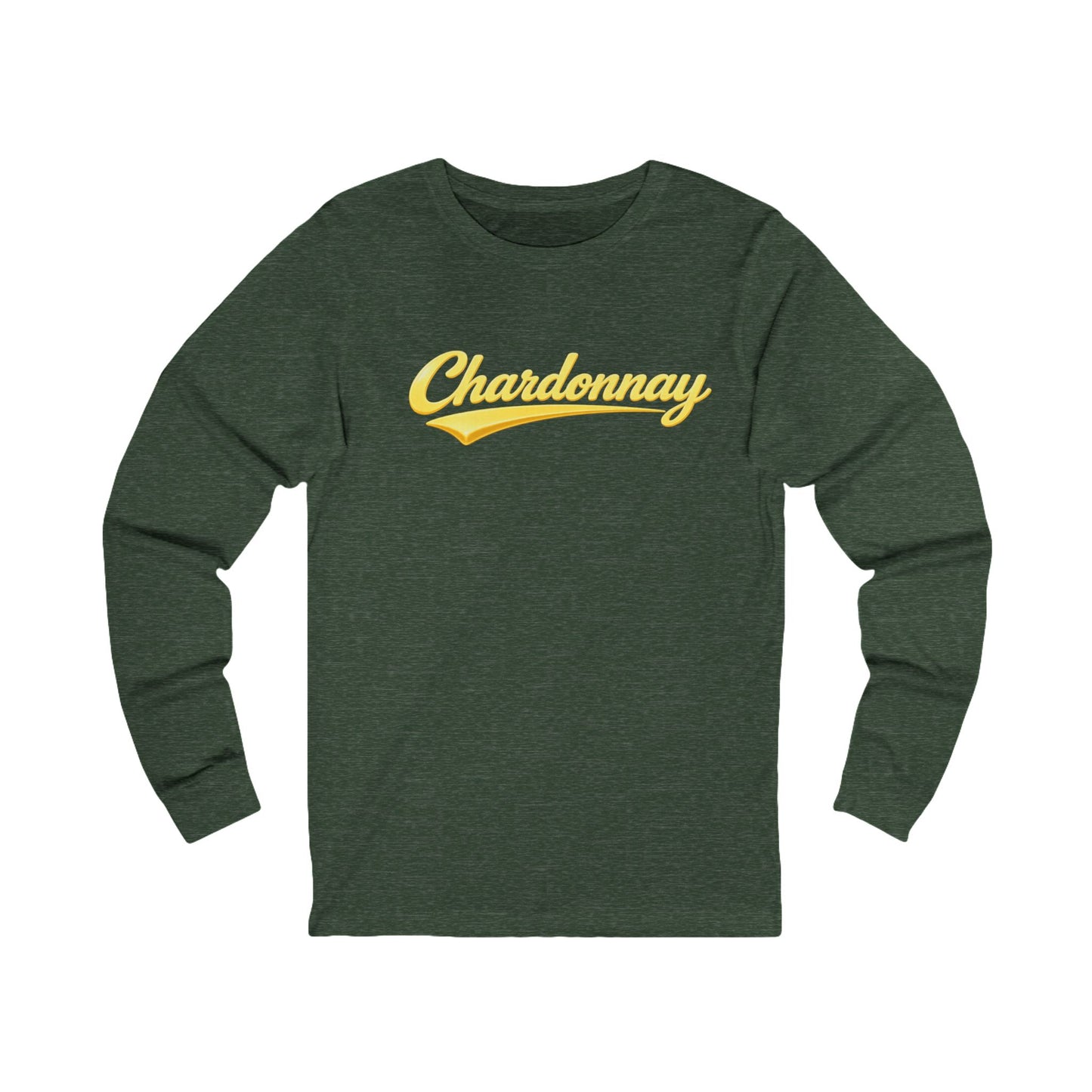 "Chardonnay" Script Long Sleeve Tee