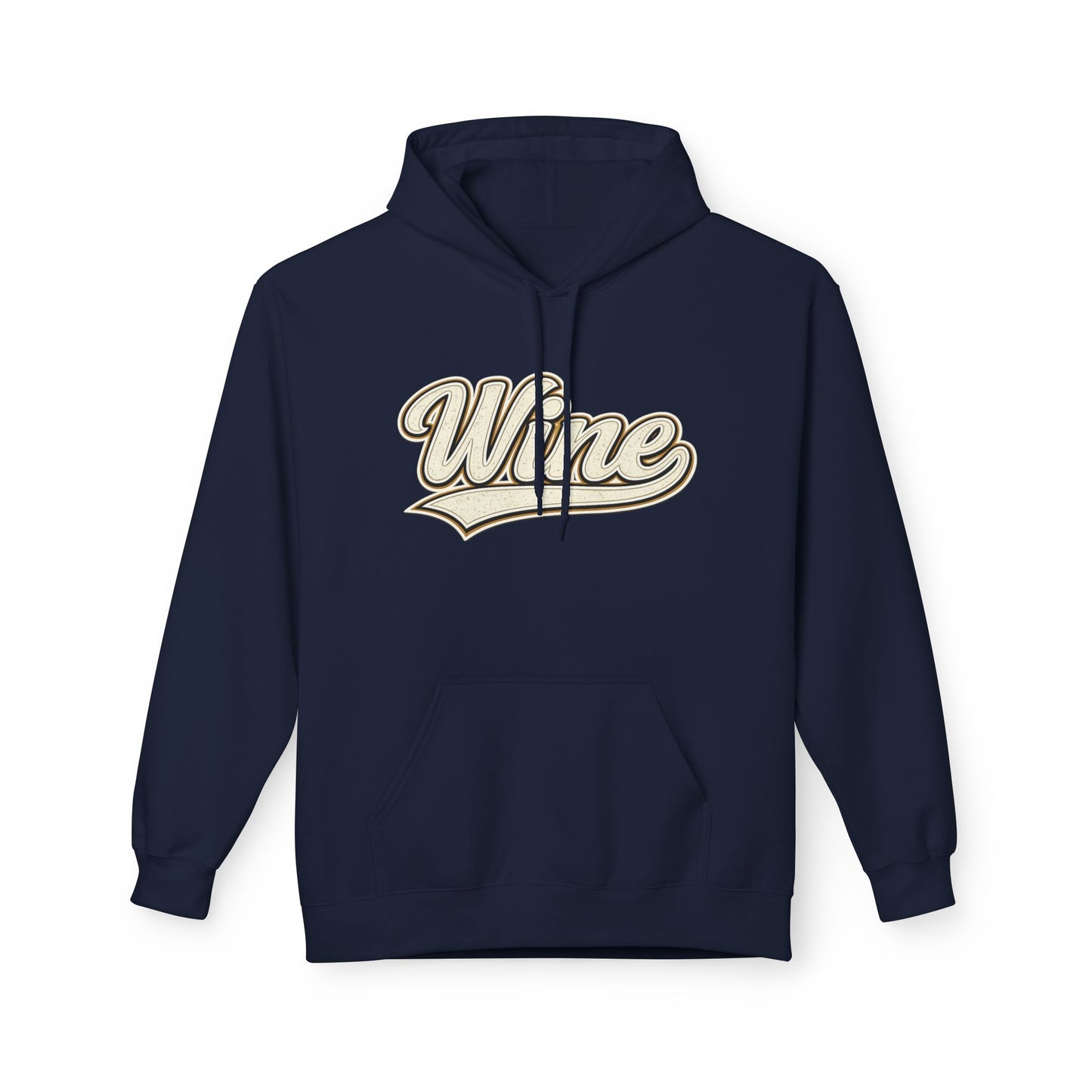 "Wine" White Script Hoodie - Limited Edition