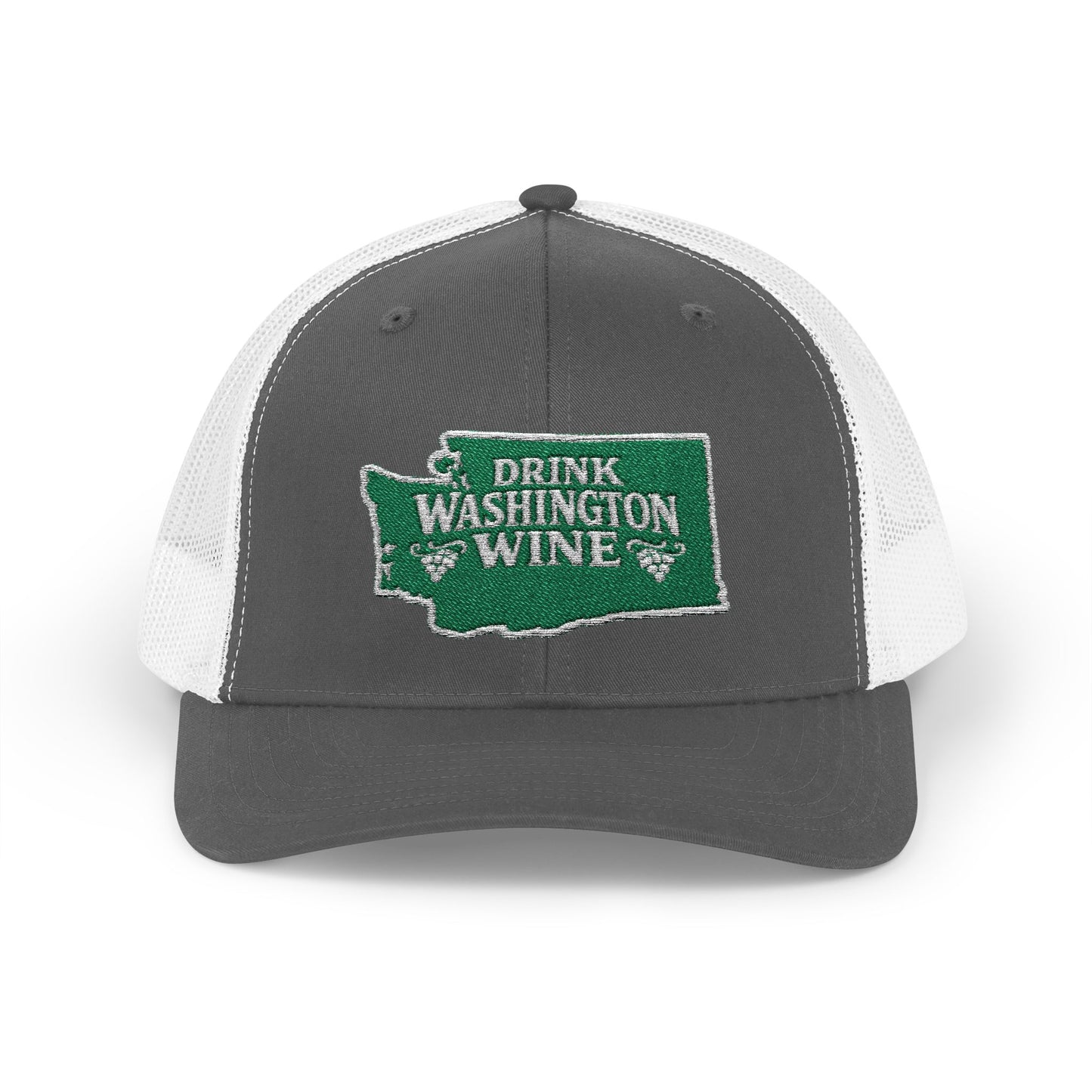 "Drink Washington Wine" Embroidered Trucker Hat