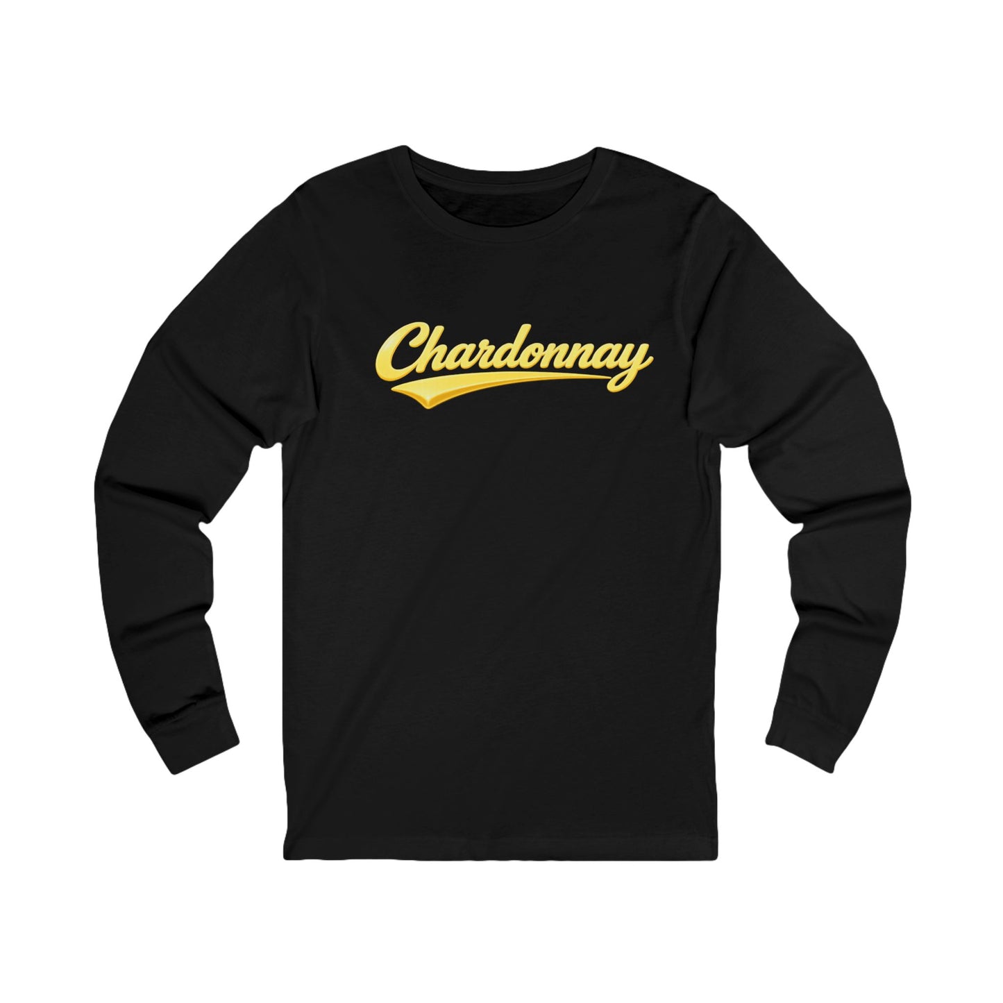"Chardonnay" Script Long Sleeve Tee