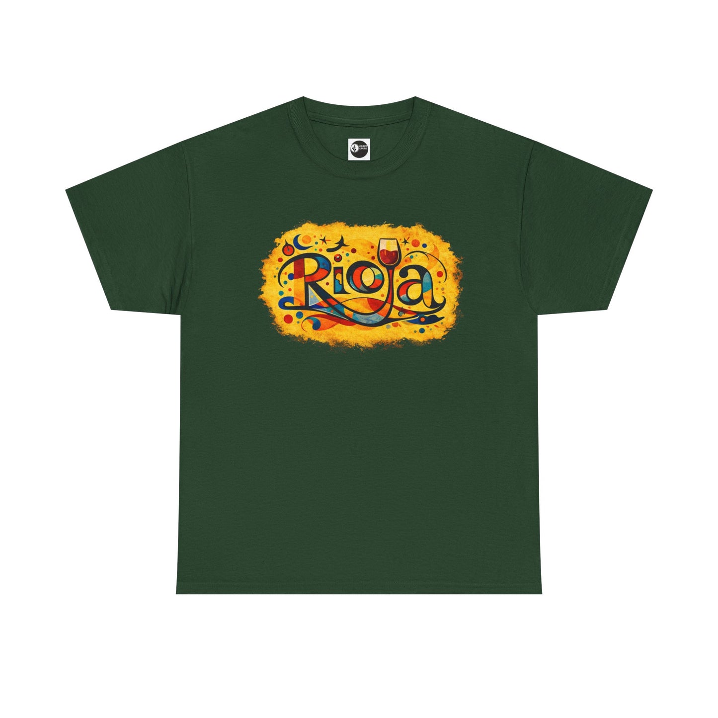 "Rioja" Gold Script Wine T-Shirt