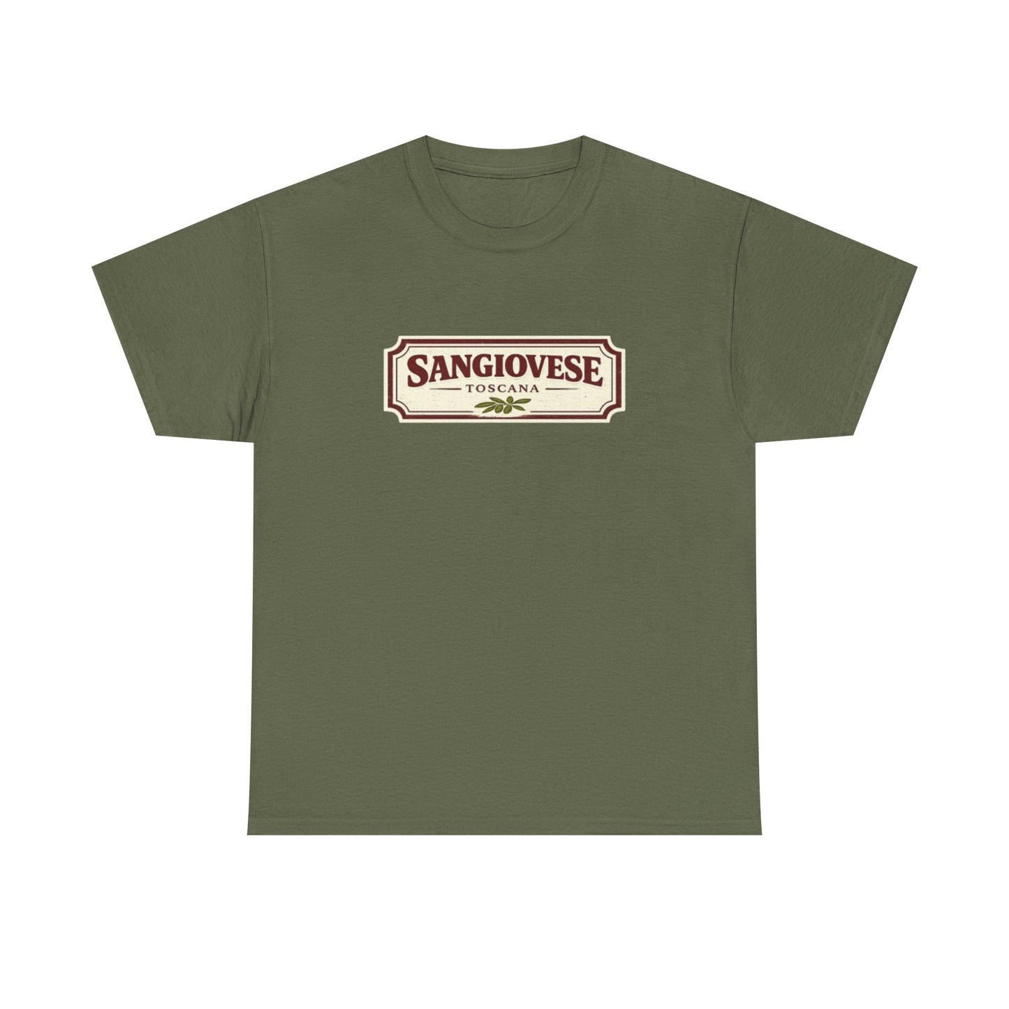 "Sangiovese Toscana" Vintage Italian Wine Label T-Shirt