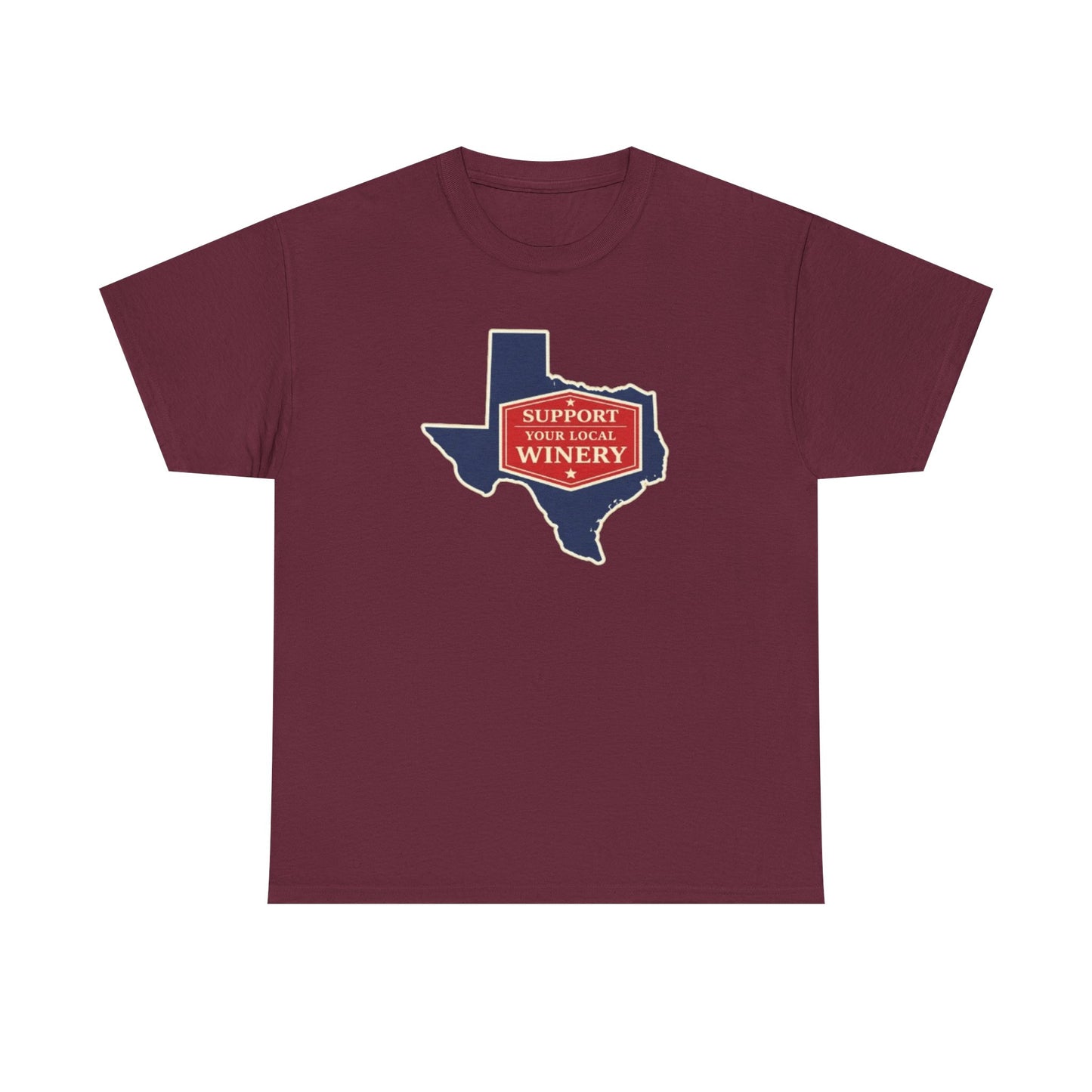 "Support Your Local Winery" Texas Wine Lover T-Shirt