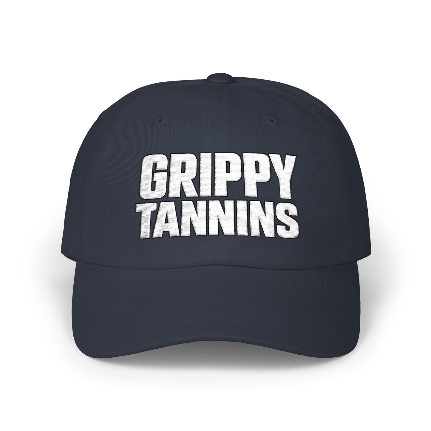 "Grippy Tannins" Classic Dad Cap – Vintage Embroidered Baseball Hat