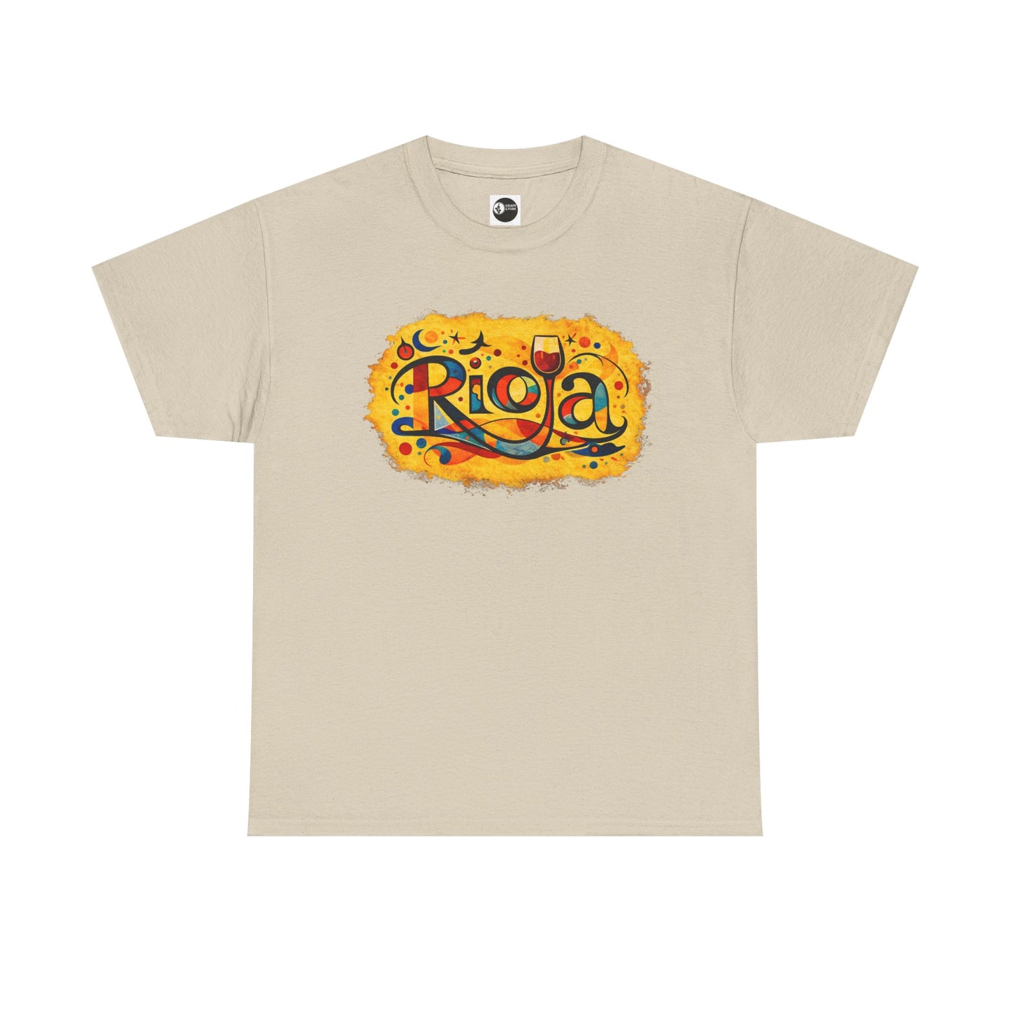 "Rioja" Gold Script Wine T-Shirt