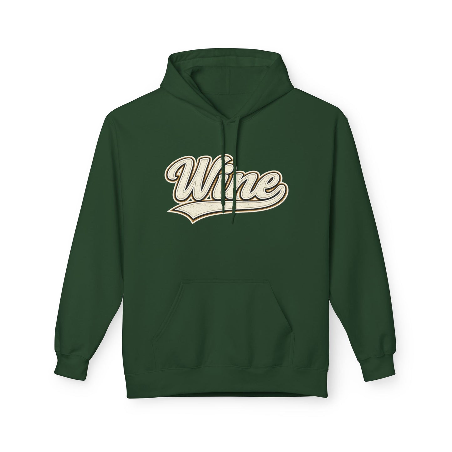 "Wine" White Script Hoodie - Limited Edition