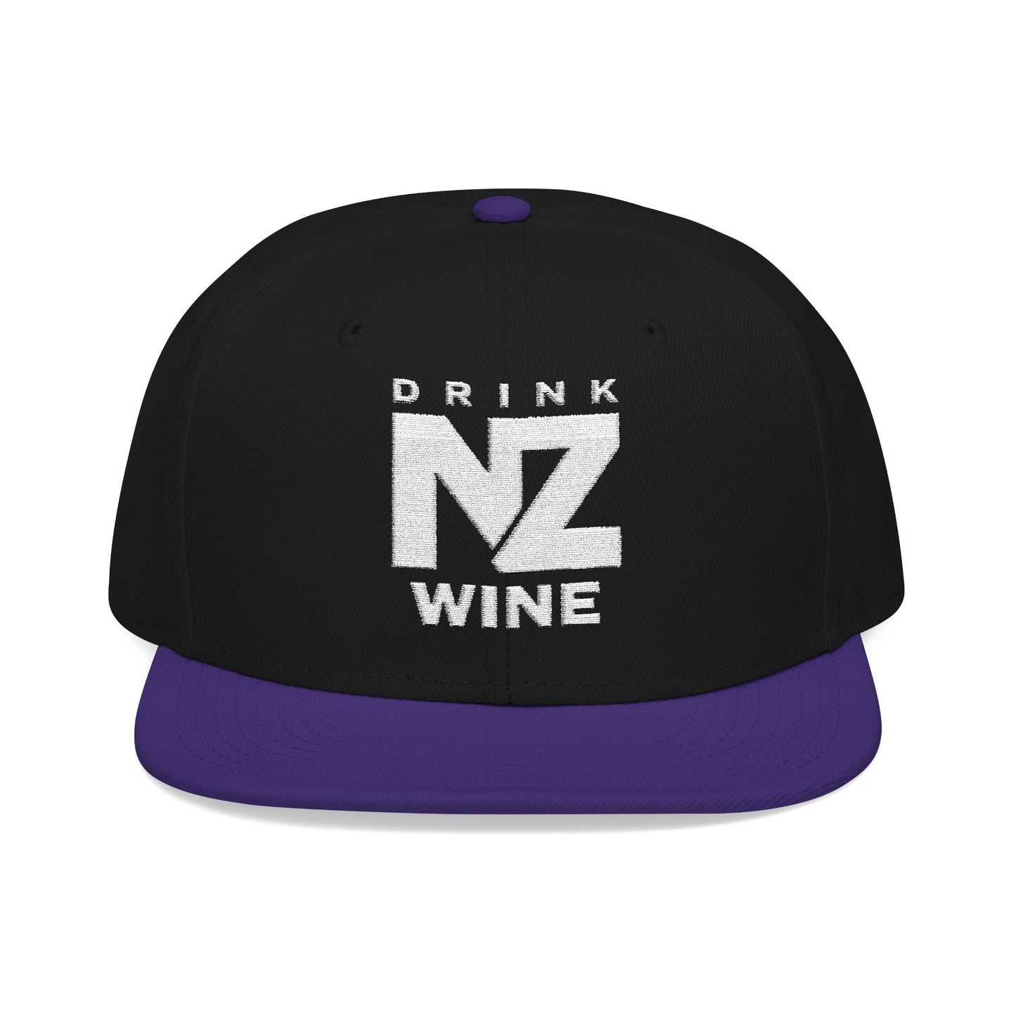 "Drink New Zealand Wine" Embroidered Snapback Hat