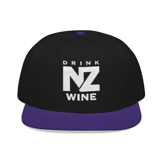 "Drink New Zealand Wine" Embroidered Snapback Hat