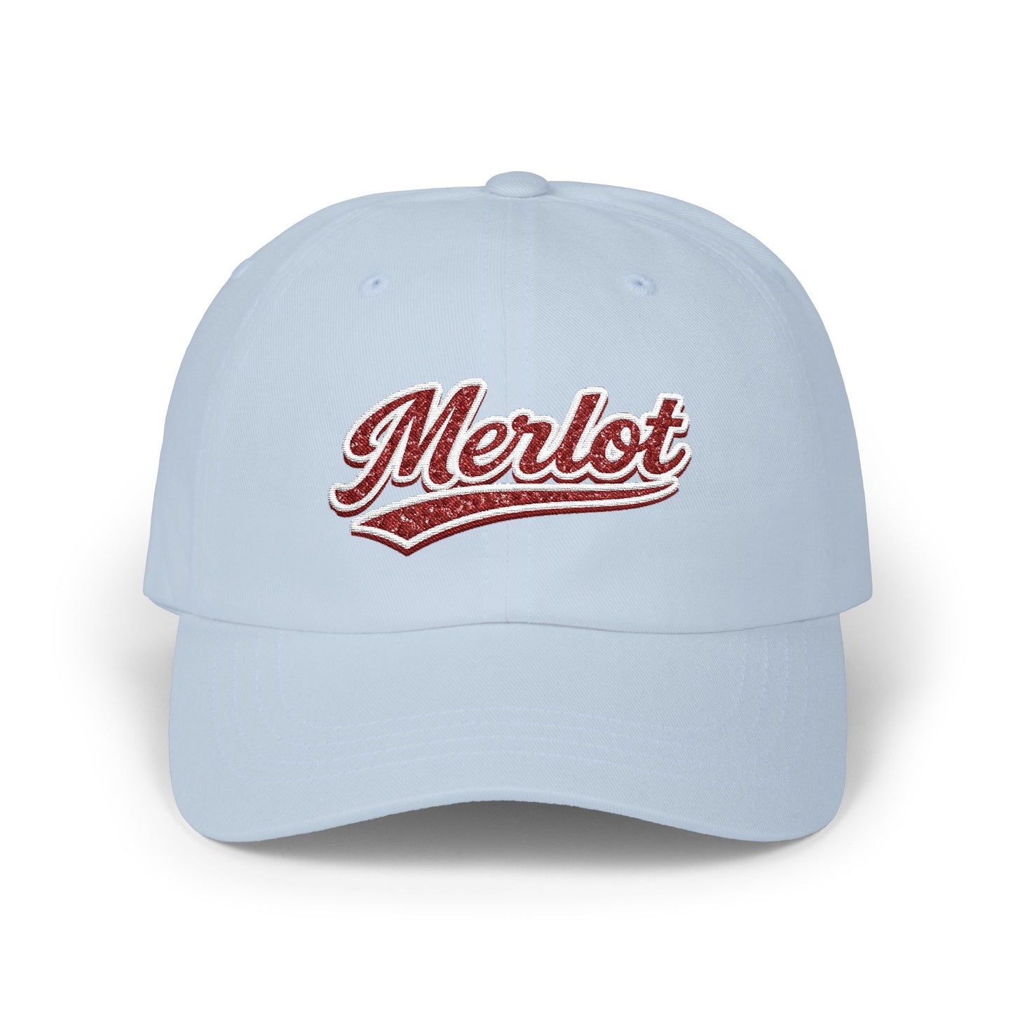"Merlot" Embroidery Dad Hat