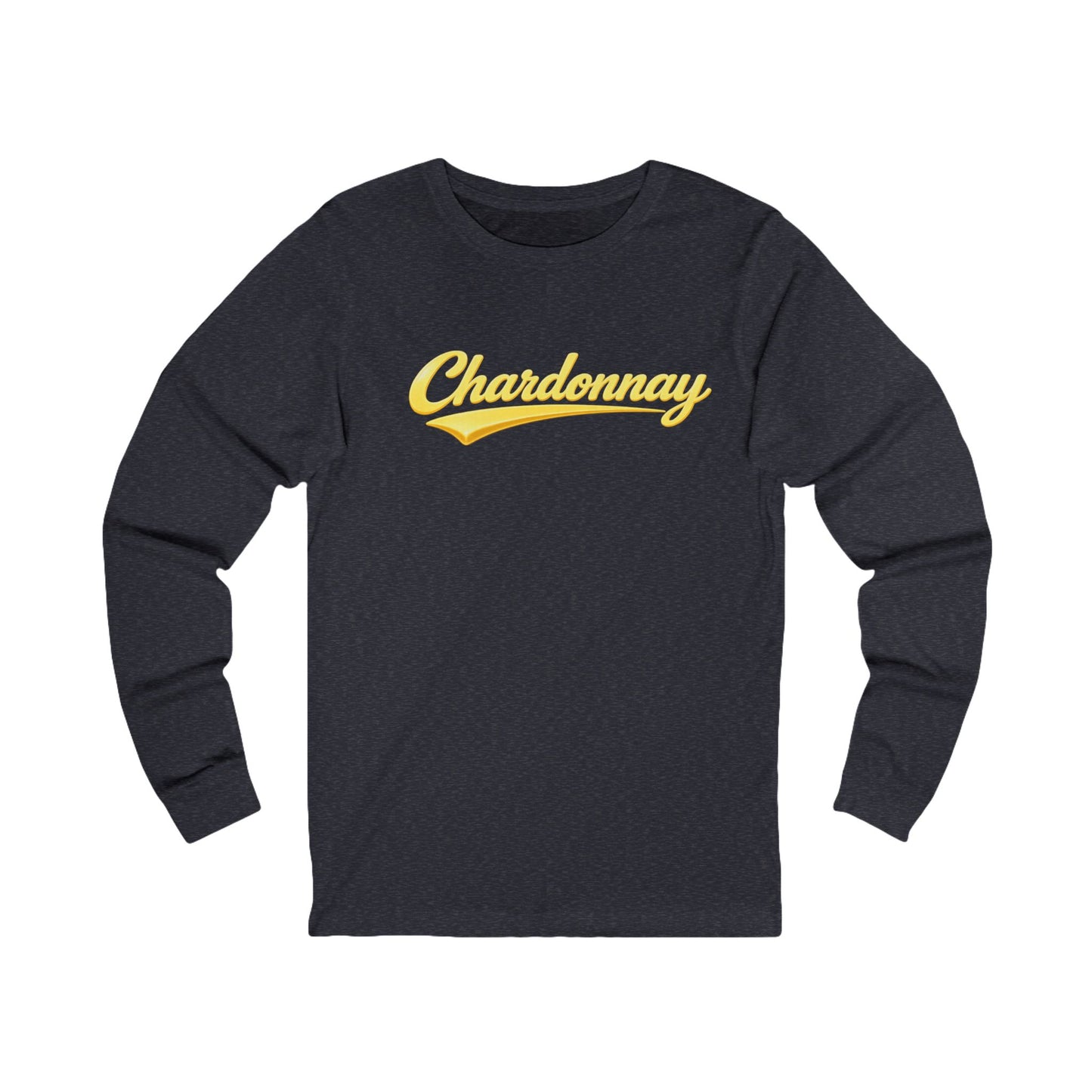 "Chardonnay" Script Long Sleeve Tee