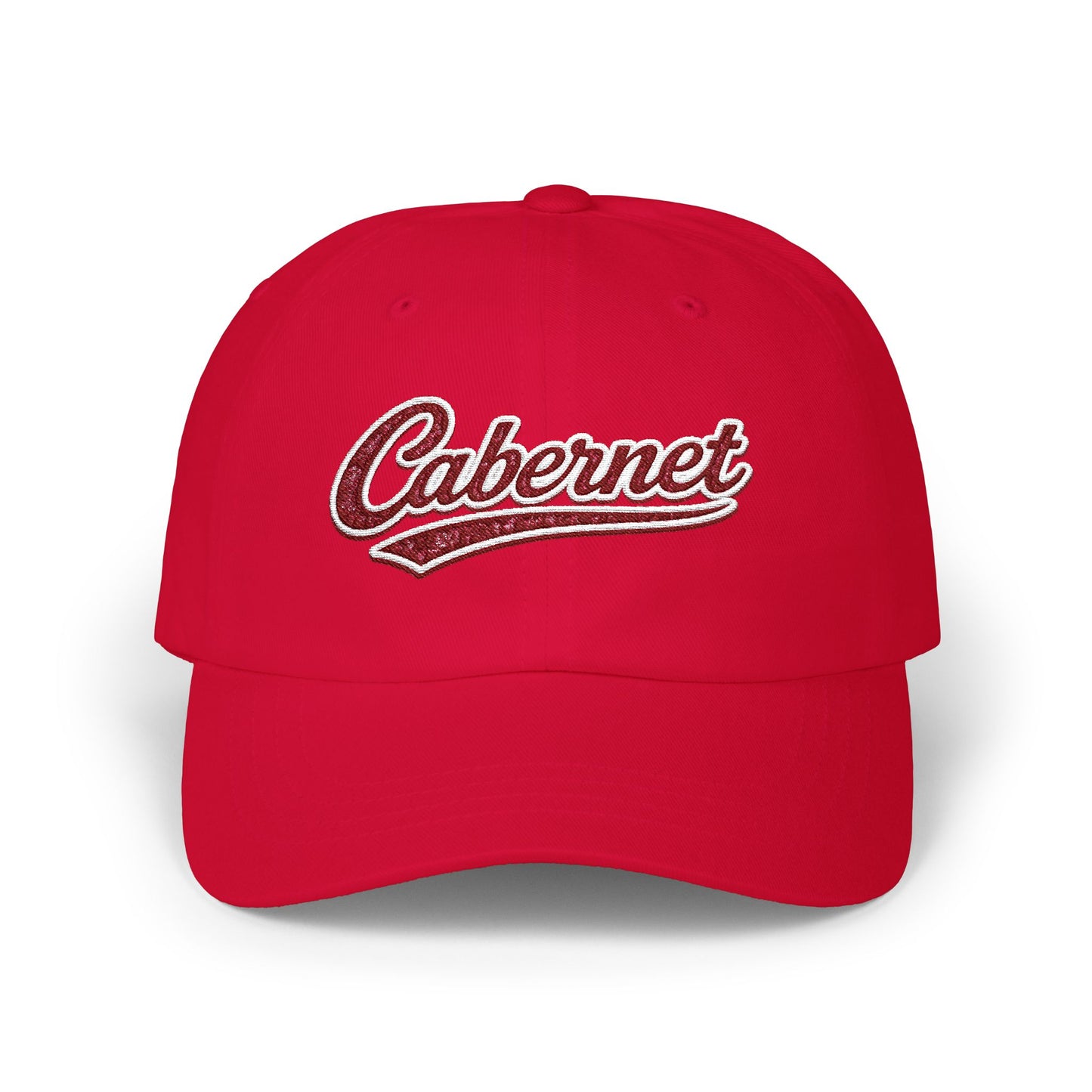 "Cabernet" Embroidered Dad Hat