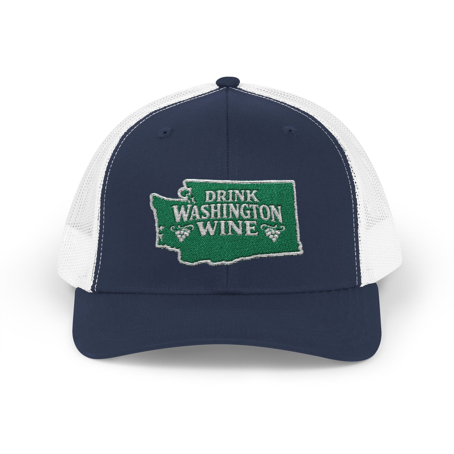 "Drink Washington Wine" Embroidered Trucker Hat