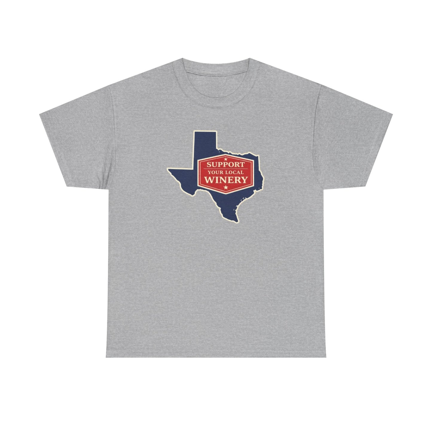 "Support Your Local Winery" Texas Wine Lover T-Shirt