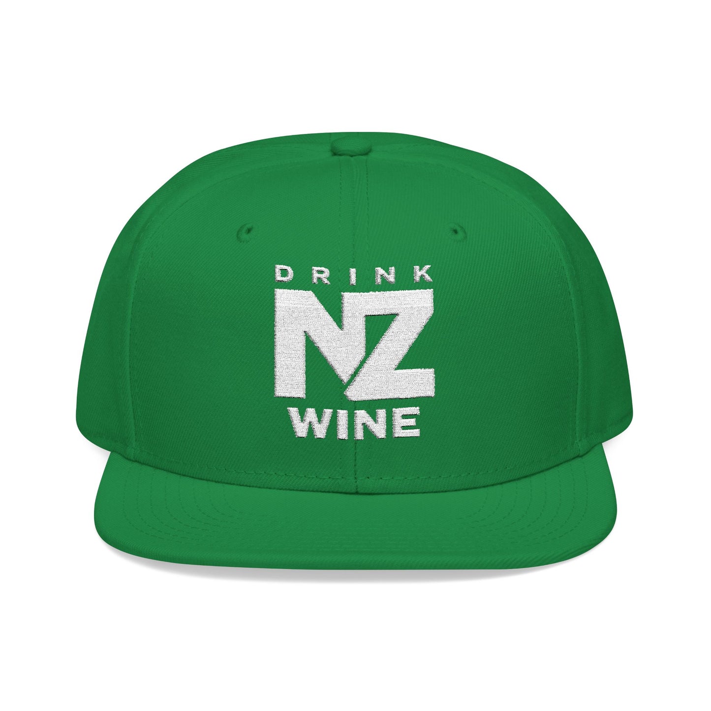 "Drink New Zealand Wine" Embroidered Snapback Hat
