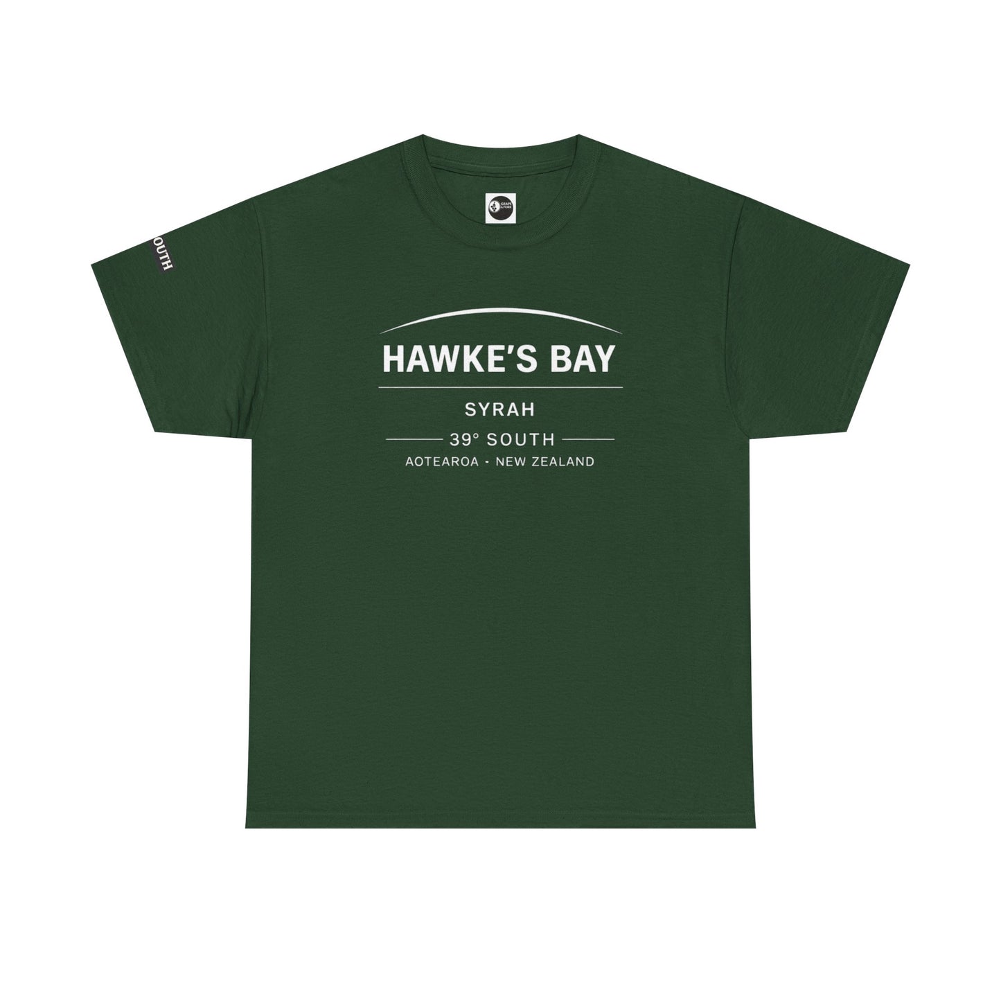 "Hawke’s Bay Syrah – 39° South" Wine Region Tee