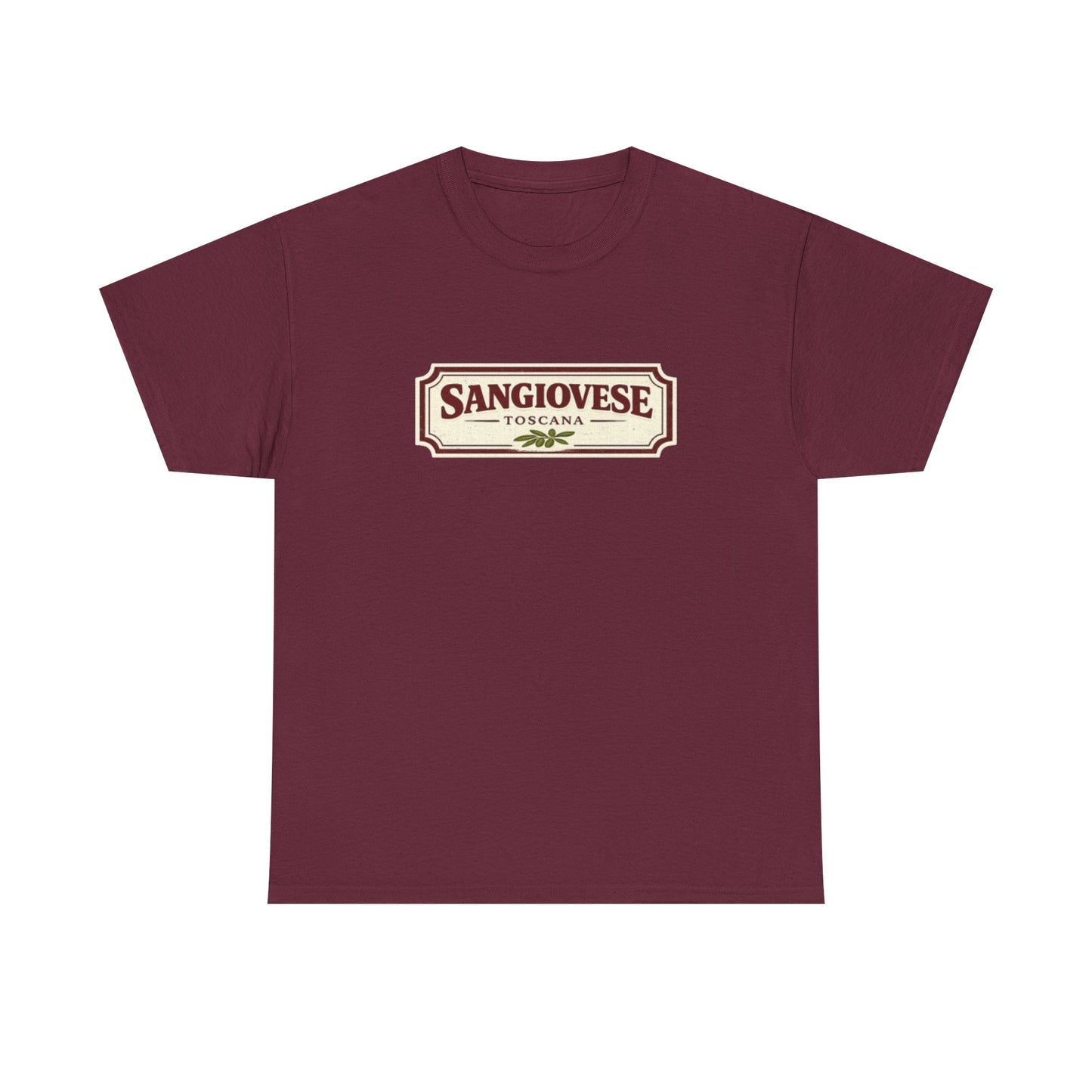 "Sangiovese Toscana" Vintage Italian Wine Label T-Shirt
