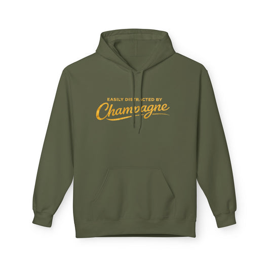 "Easily Distracted by Champagne" Hoodie