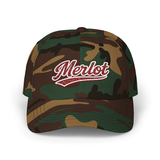 "Merlot" Embroidery Dad Hat
