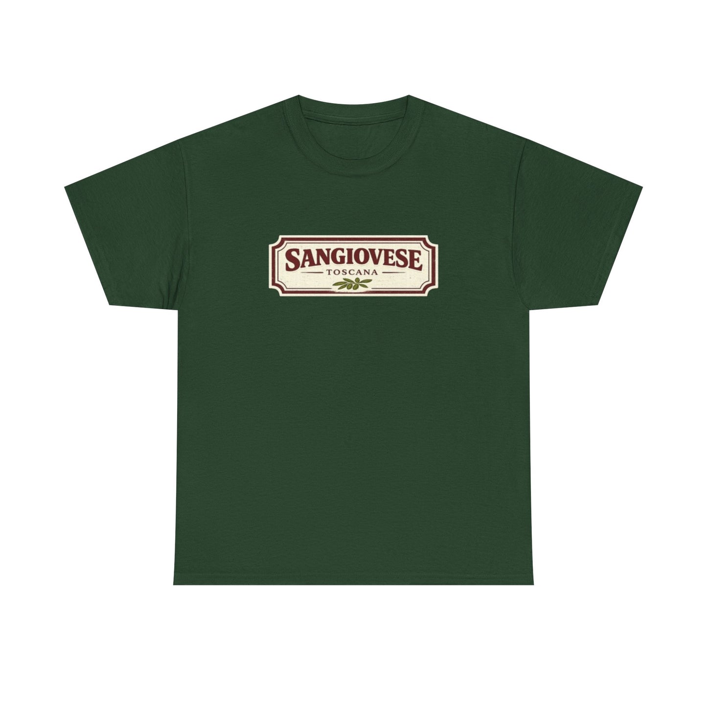 "Sangiovese Toscana" Vintage Italian Wine Label T-Shirt