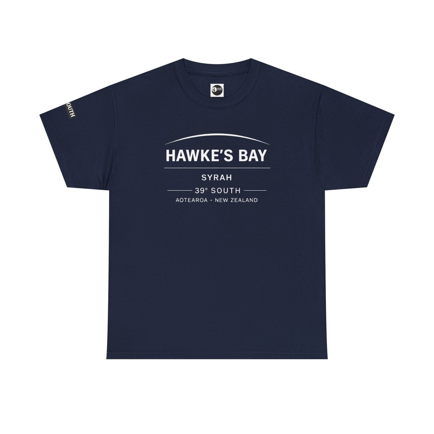 "Hawke’s Bay Syrah – 39° South" Wine Region Tee