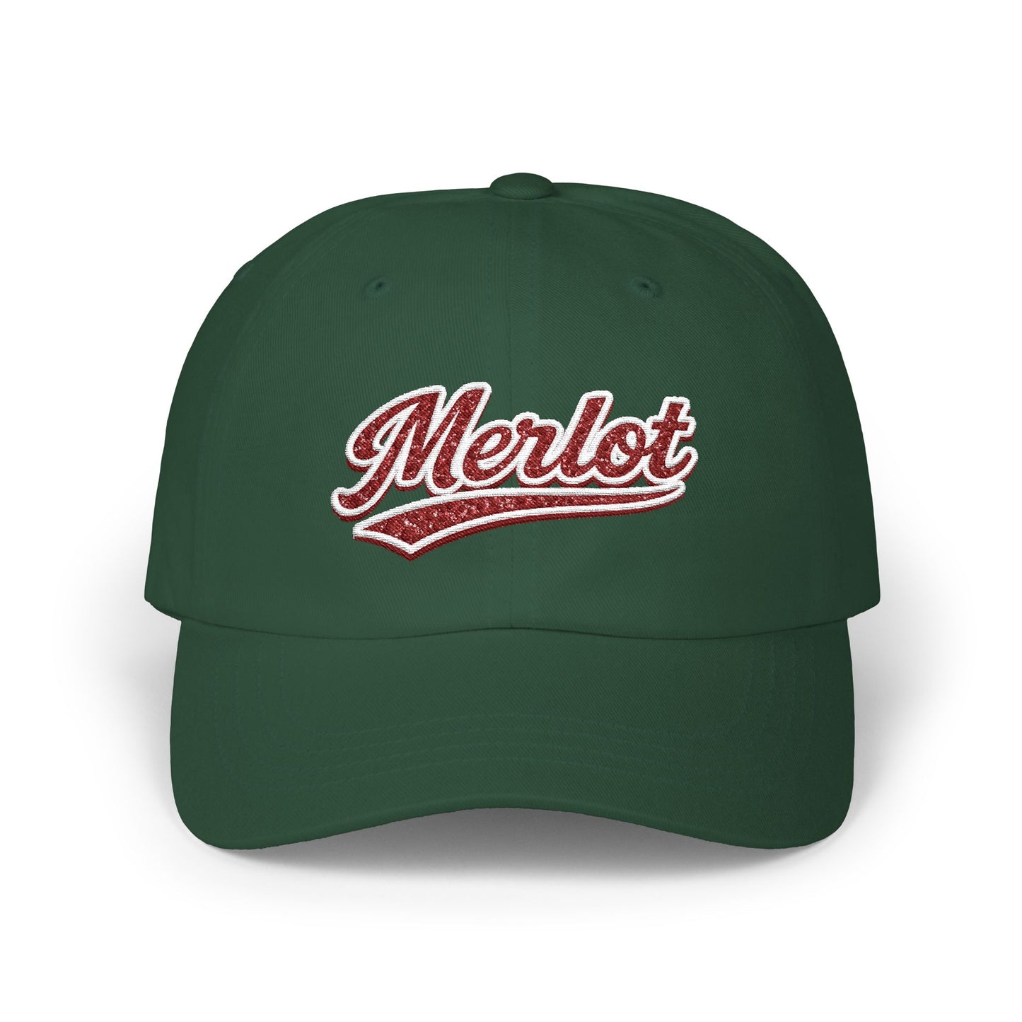 "Merlot" Embroidery Dad Hat