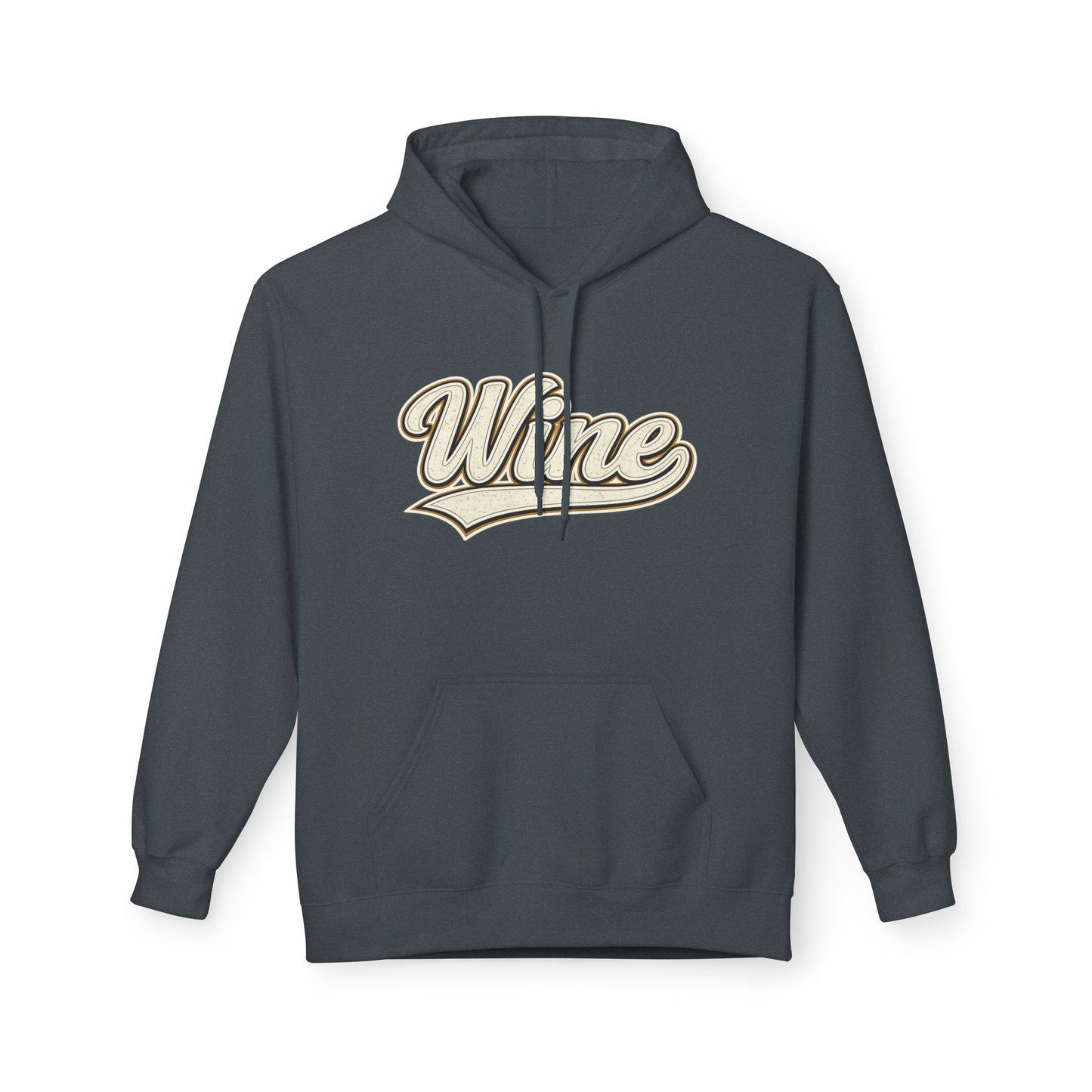 "Wine" White Script Hoodie - Limited Edition