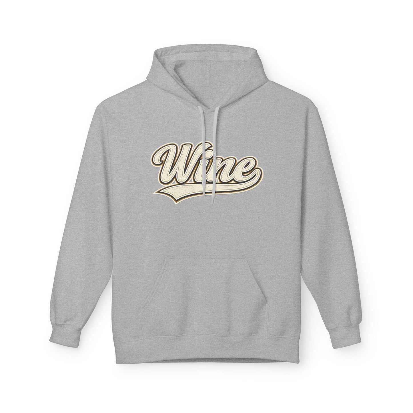 "Wine" White Script Hoodie - Limited Edition