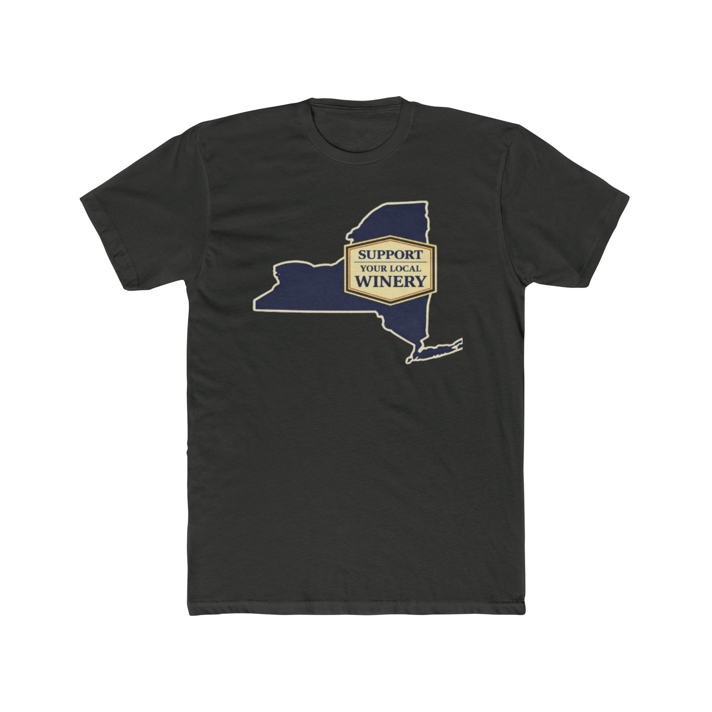 "Support Your Local Winery New York Shirt", New York State Wine Lover T-Shirt