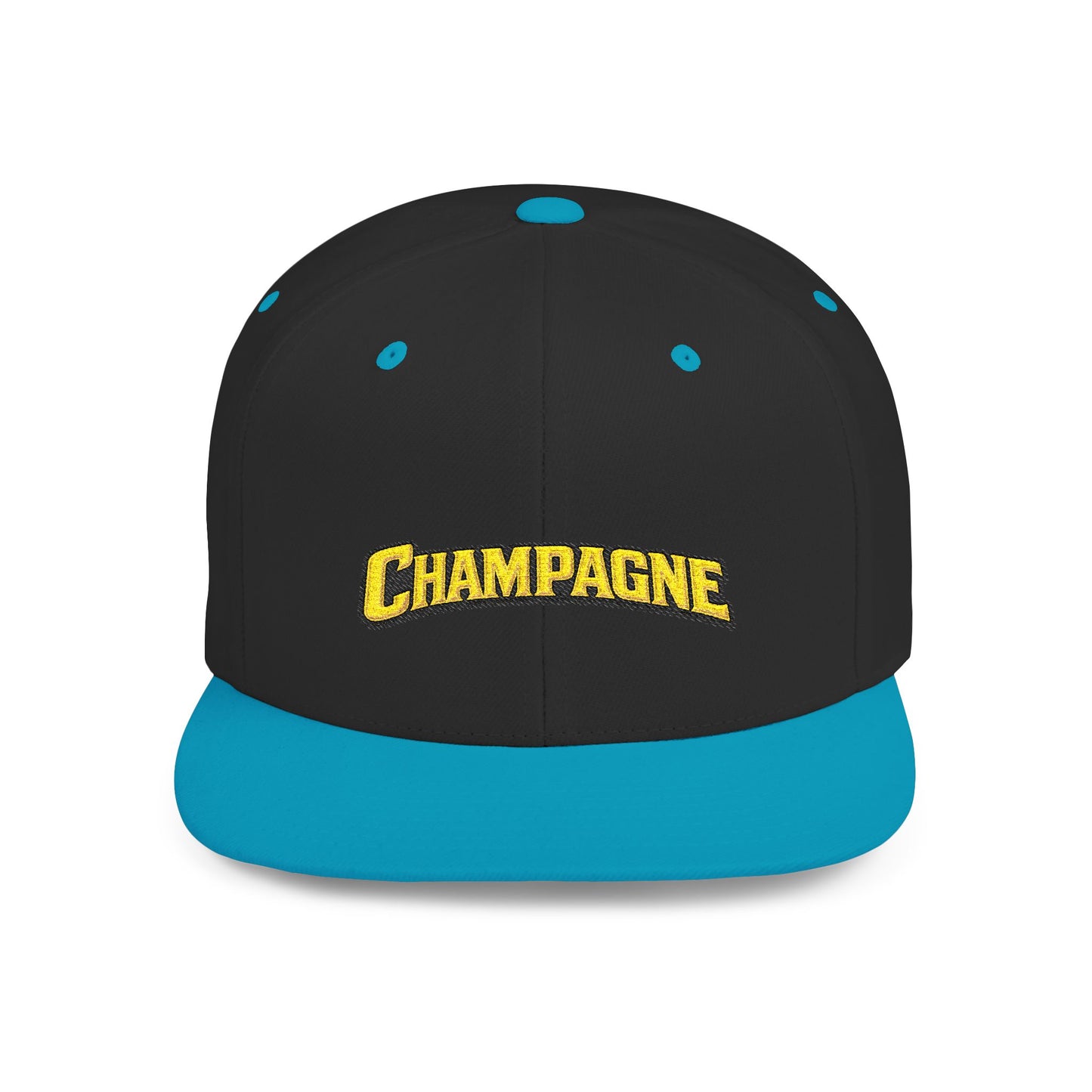 "Champagne" Flat Bill Snapback Hat