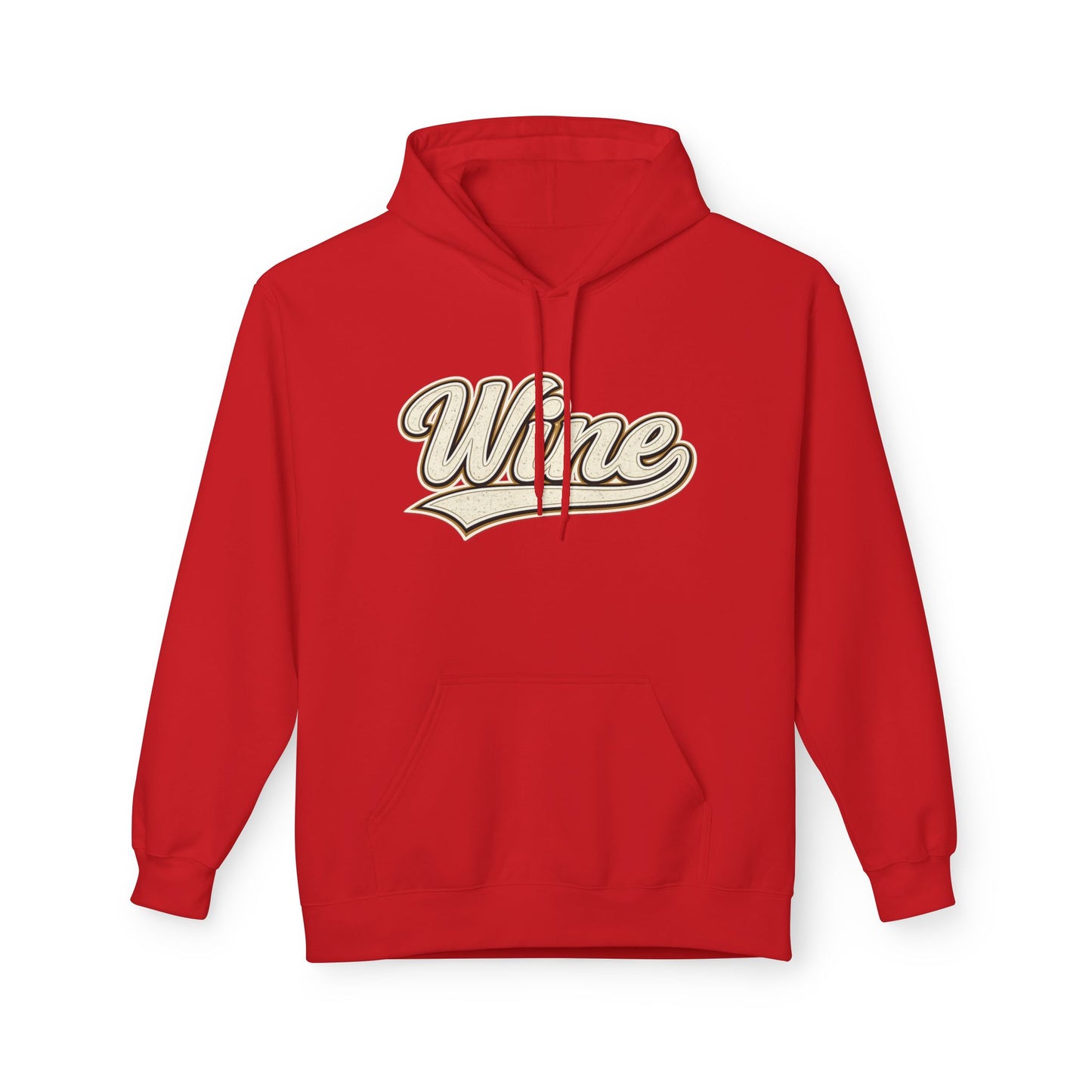 "Wine" White Script Hoodie - Limited Edition