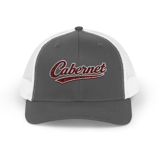 "Cabernet" Embroidered Trucker Hat