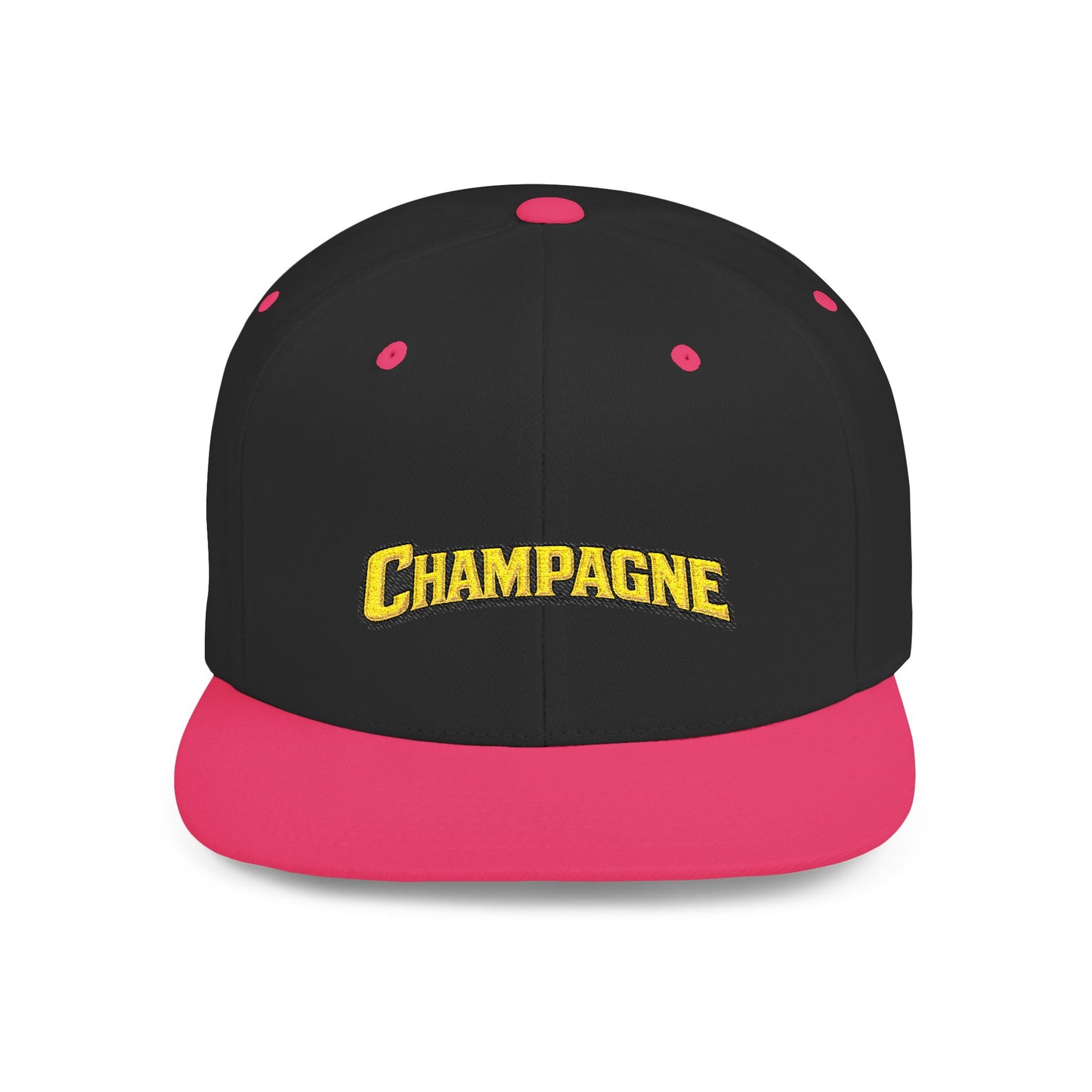 "Champagne" Flat Bill Snapback Hat