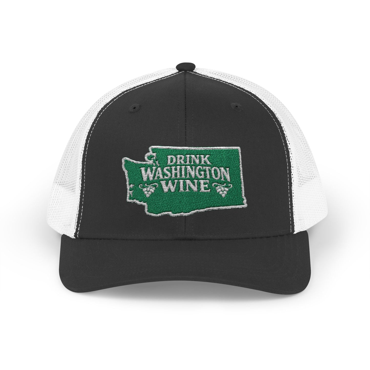 "Drink Washington Wine" Embroidered Trucker Hat