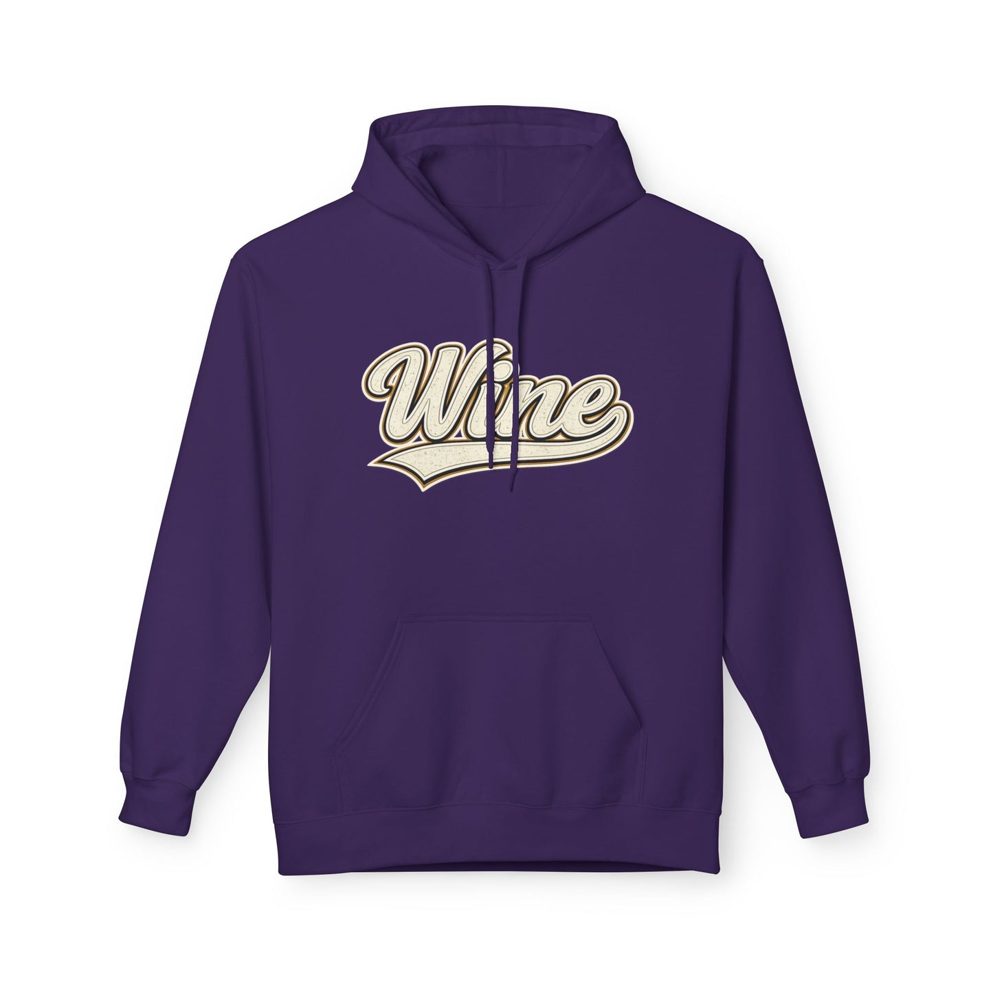 "Wine" White Script Hoodie - Limited Edition