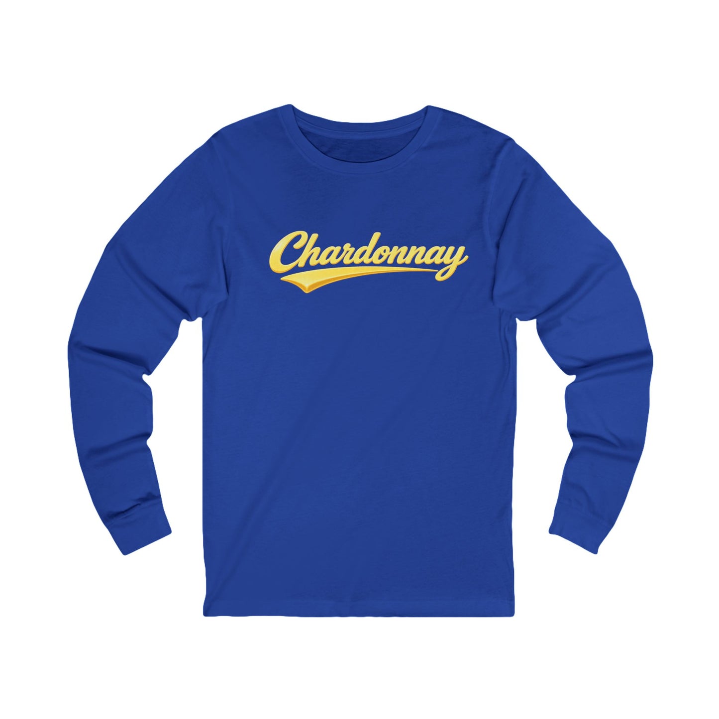 "Chardonnay" Script Long Sleeve Tee