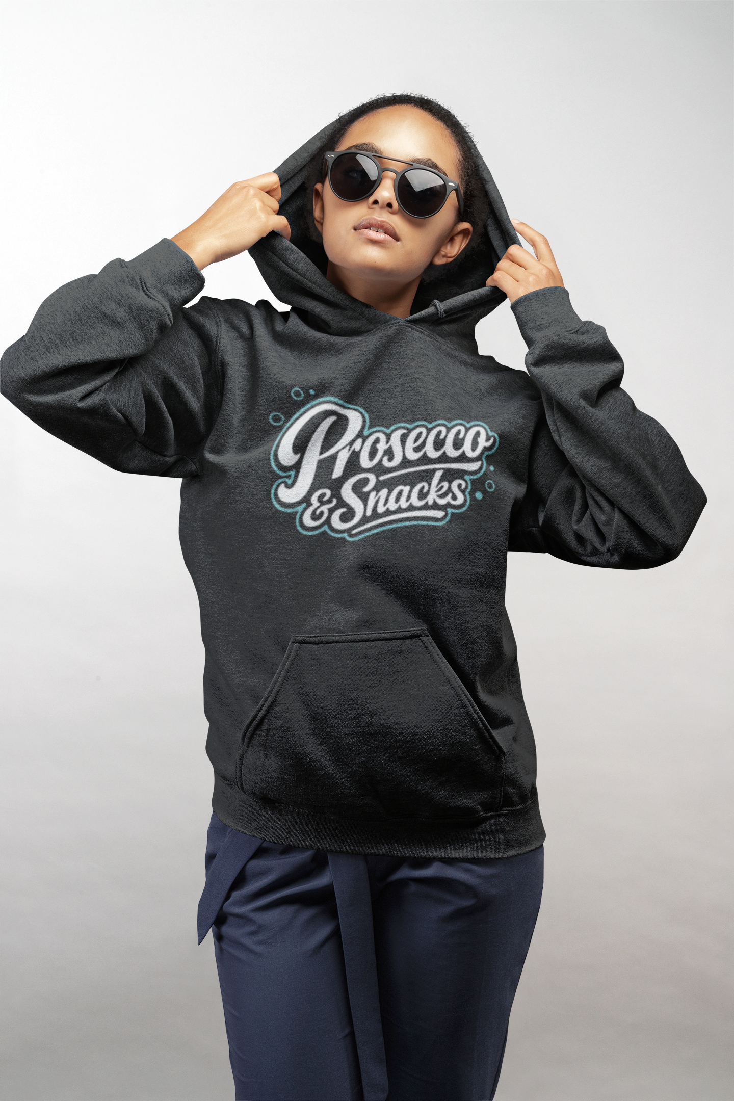 "Prosecco & Snacks" Oversized Sweatshirt