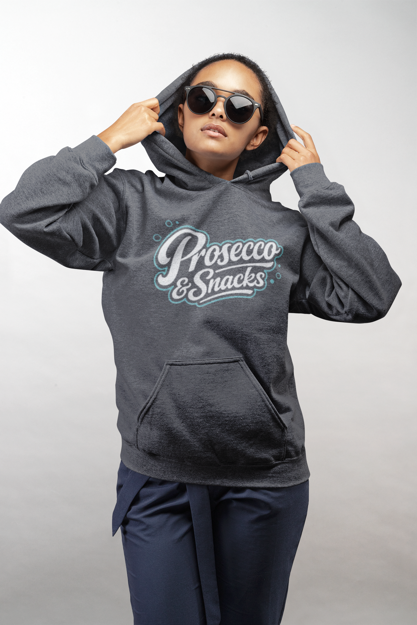 "Prosecco & Snacks" Oversized Sweatshirt