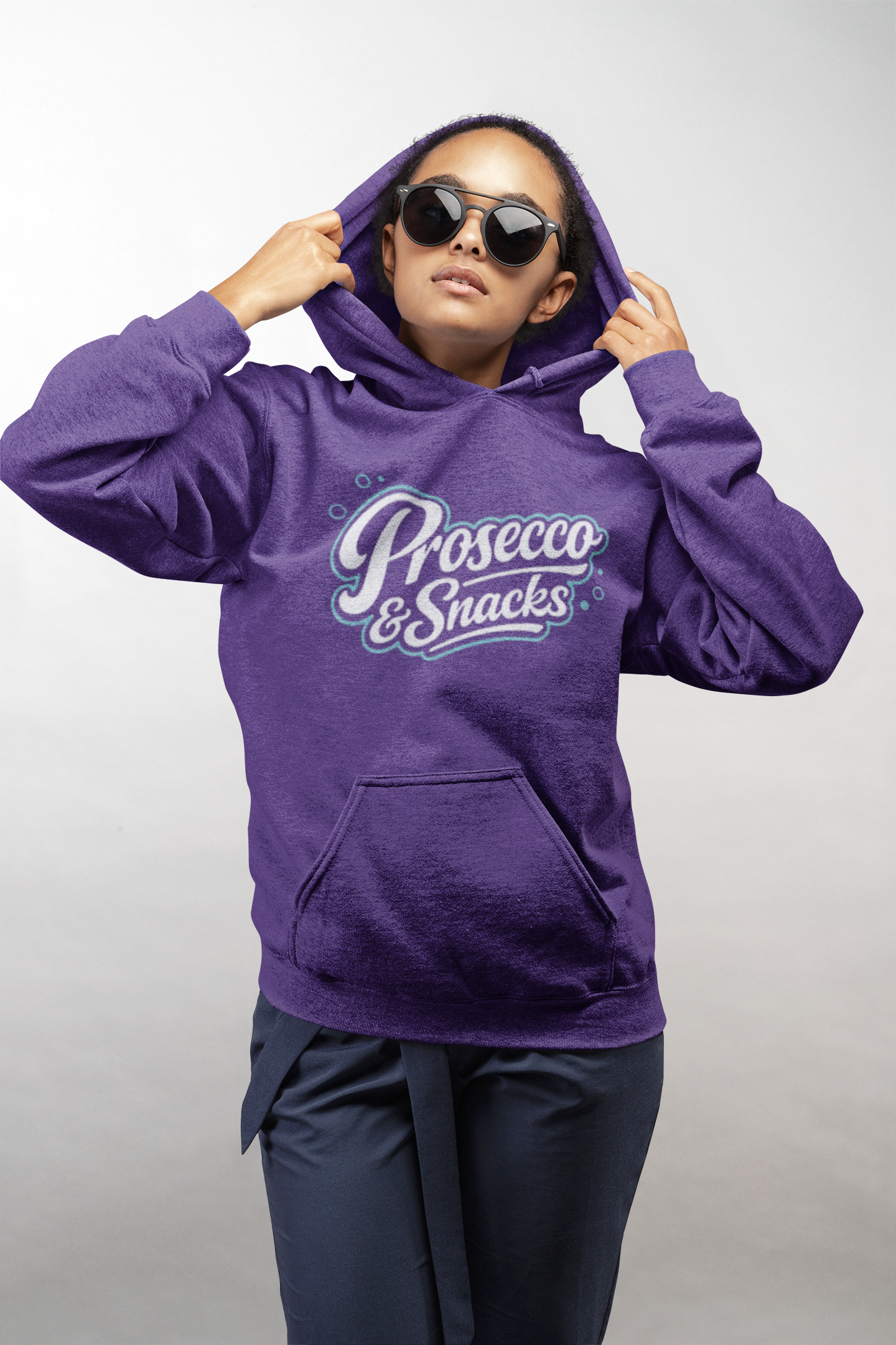 "Prosecco & Snacks" Oversized Sweatshirt
